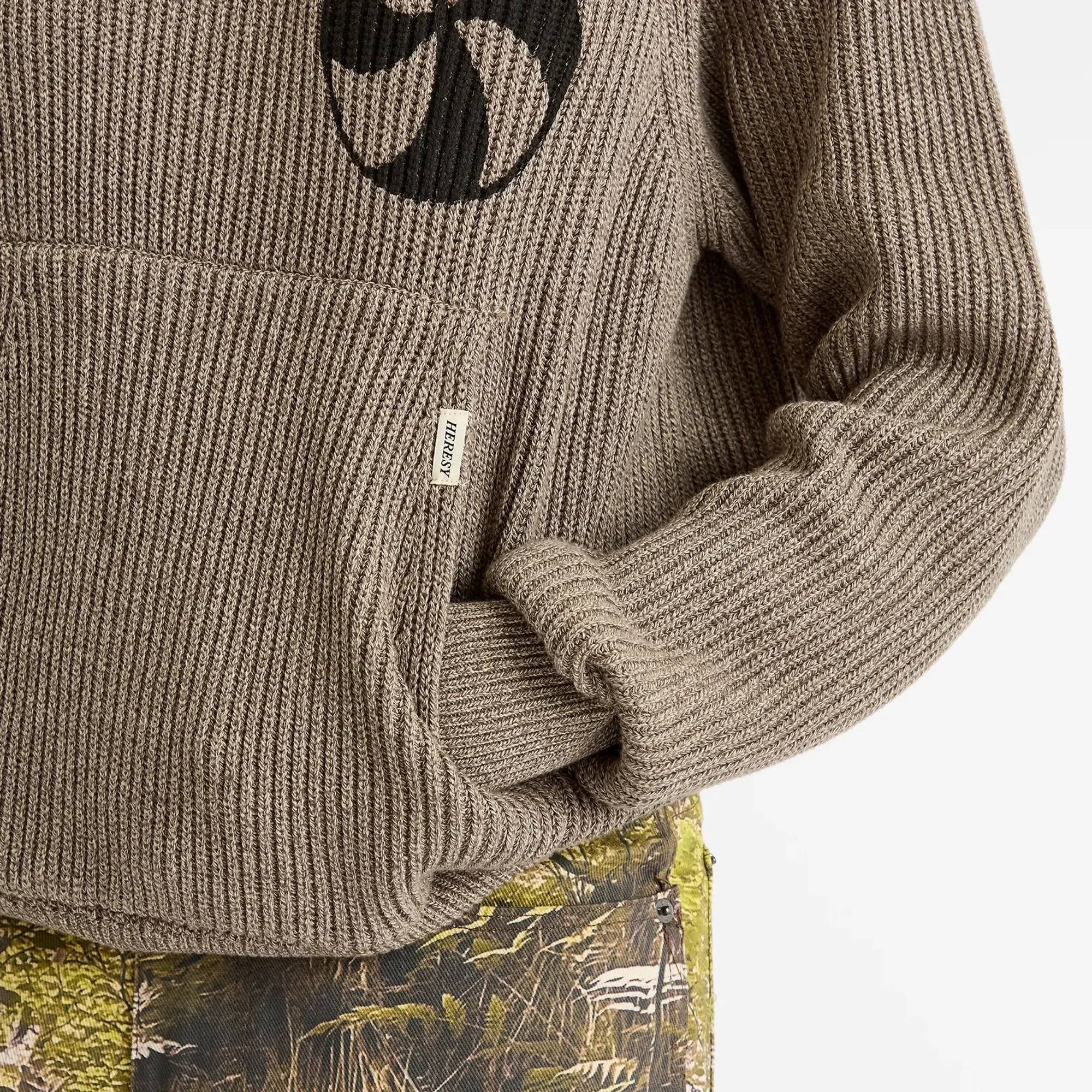 Heresy Women's Hodge Knit Hoodie Brown