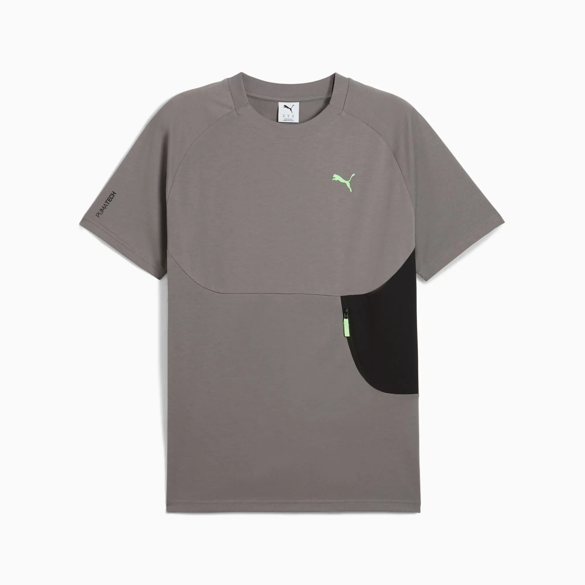 PUMAtech Pocket T-Shirt Men, Cast Iron