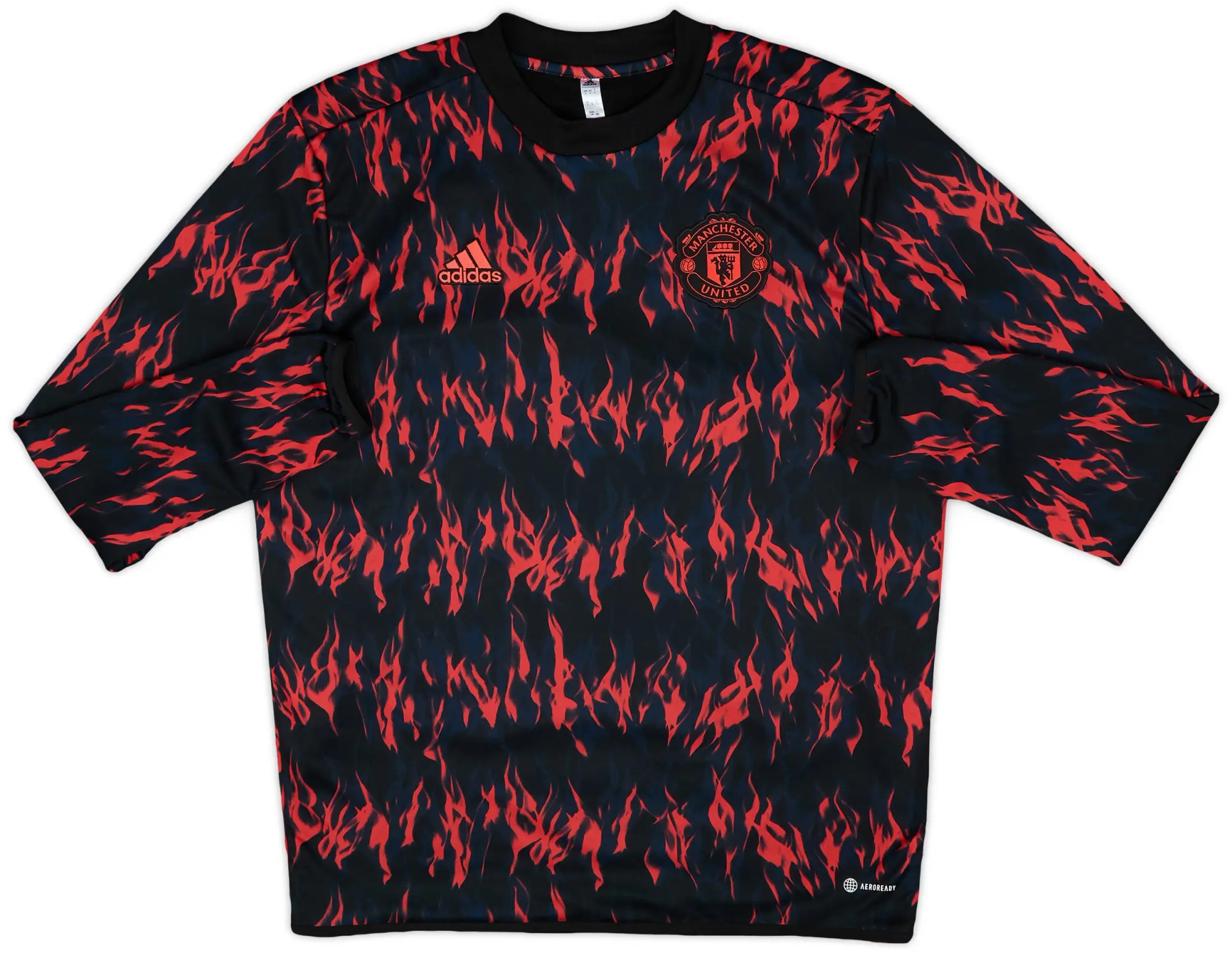 2021-22 Manchester United adidas Sweat Top - 10/10 - (L)