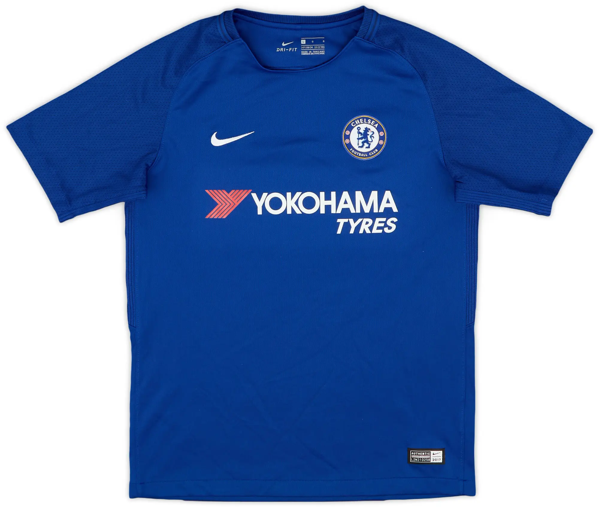 adidas 2017-18 Chelsea Home Shirt - 8/10 - (L.Boys)
