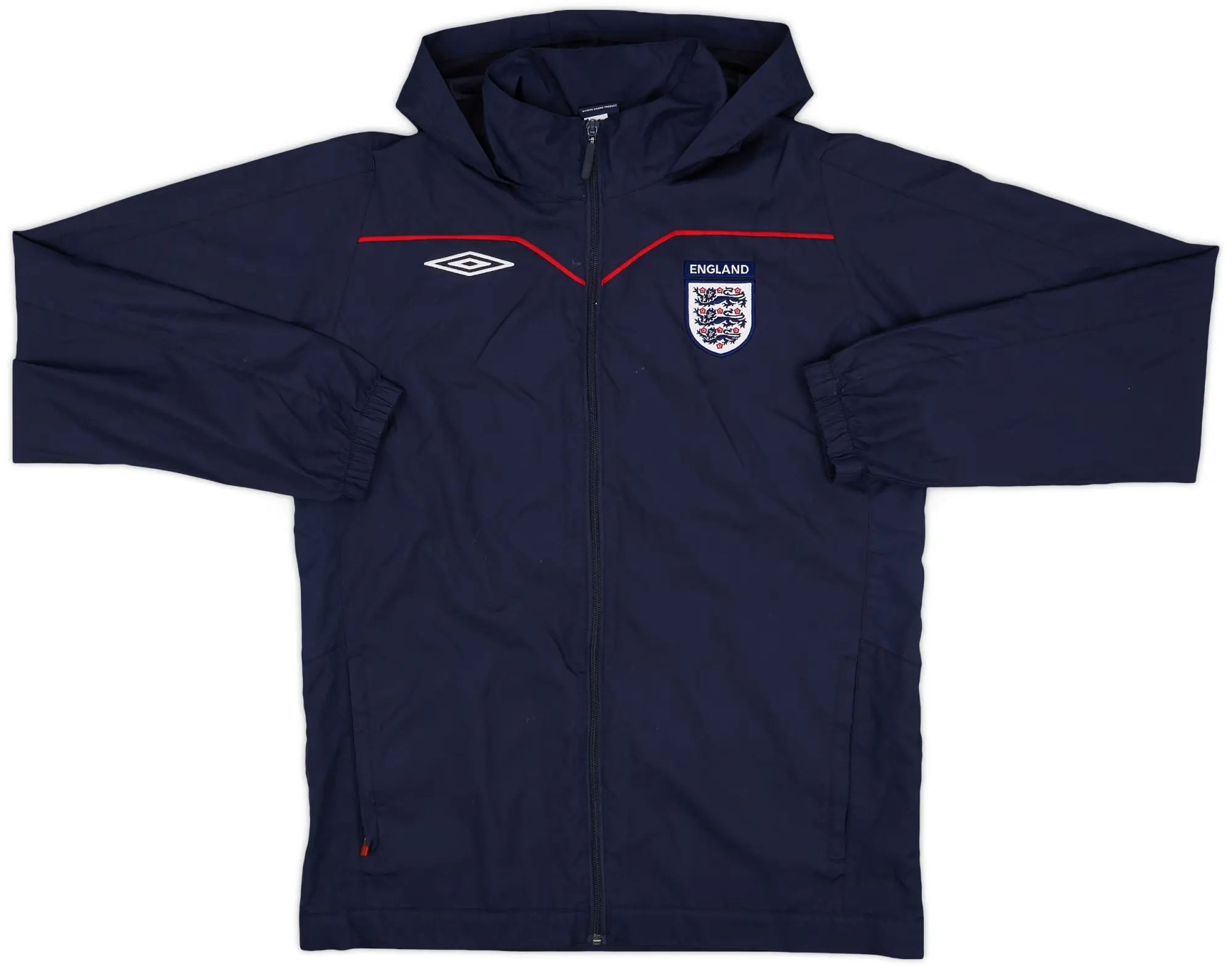 2005-07 England Umbro Hooded Rain Jacket - 7/10 - (M)