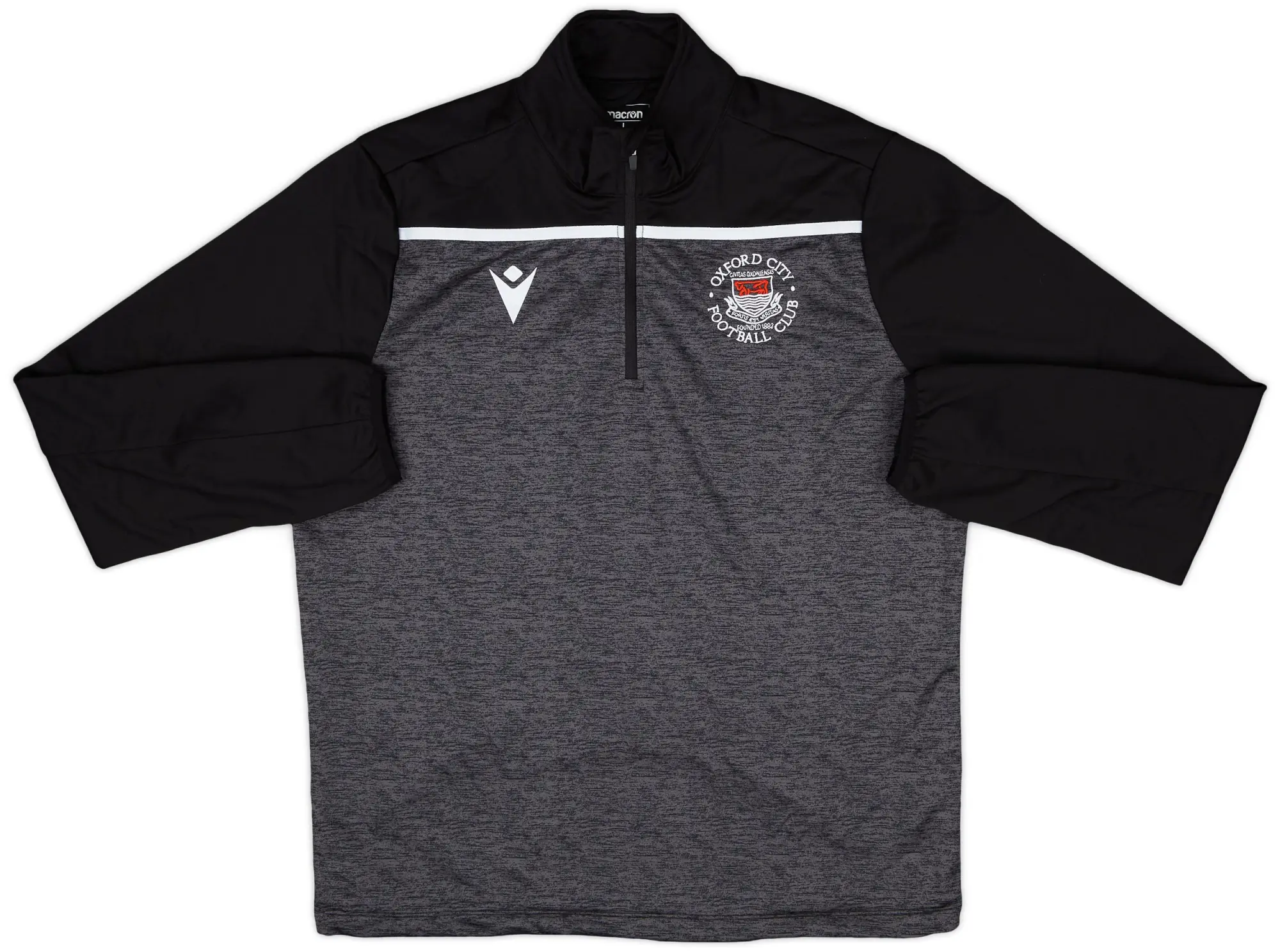 2018-20 Oxford City Macron 1/4 Zip Drill Top - 9/10 - (L)