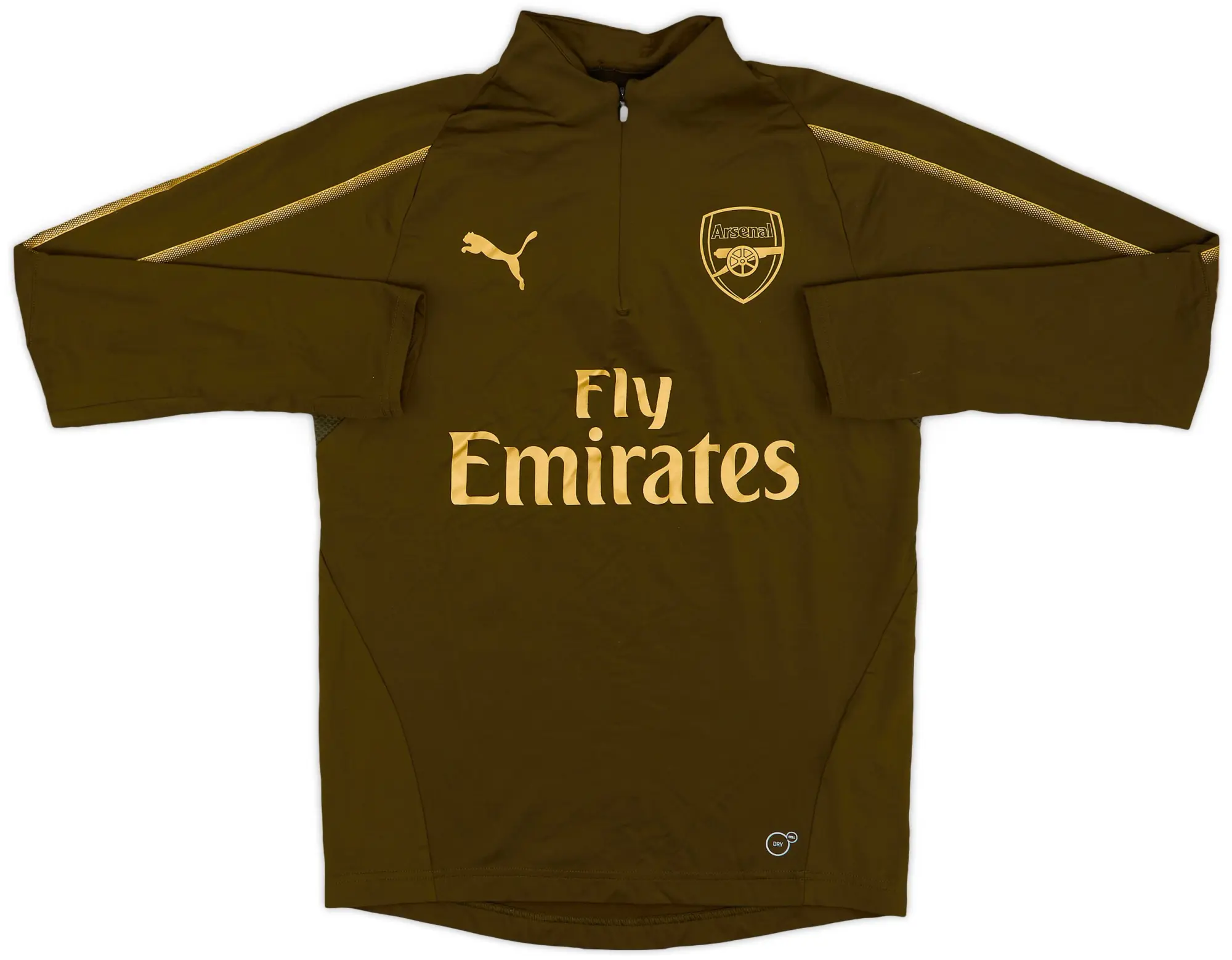 2017-18 Arsenal Puma 1/4 Zip Training Top - 9/10 - (XL)