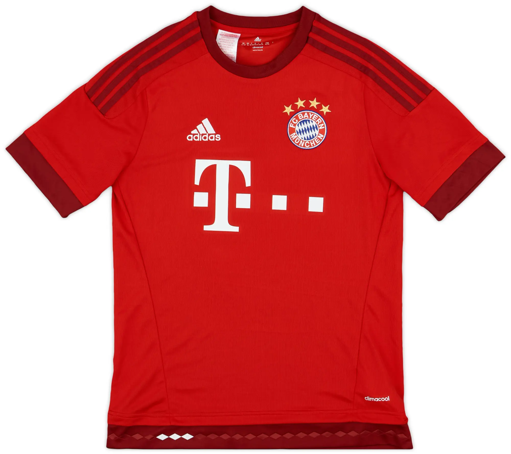 adidas 2015-16 Bayern Munich Home Shirt - 10/10 - (XL.Boys)