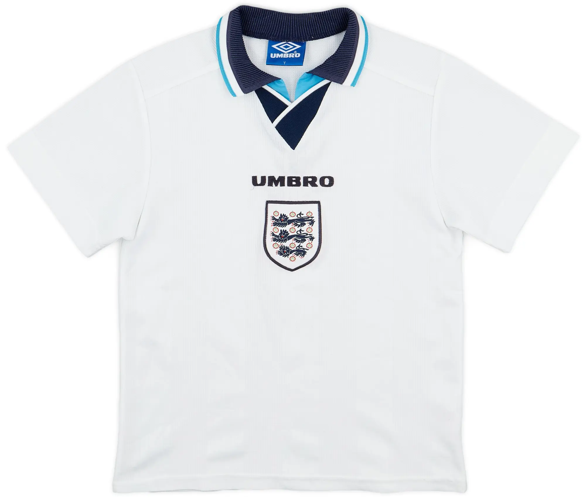 Umbro 1995-97 England Home Shirt - 8/10 - (Y)