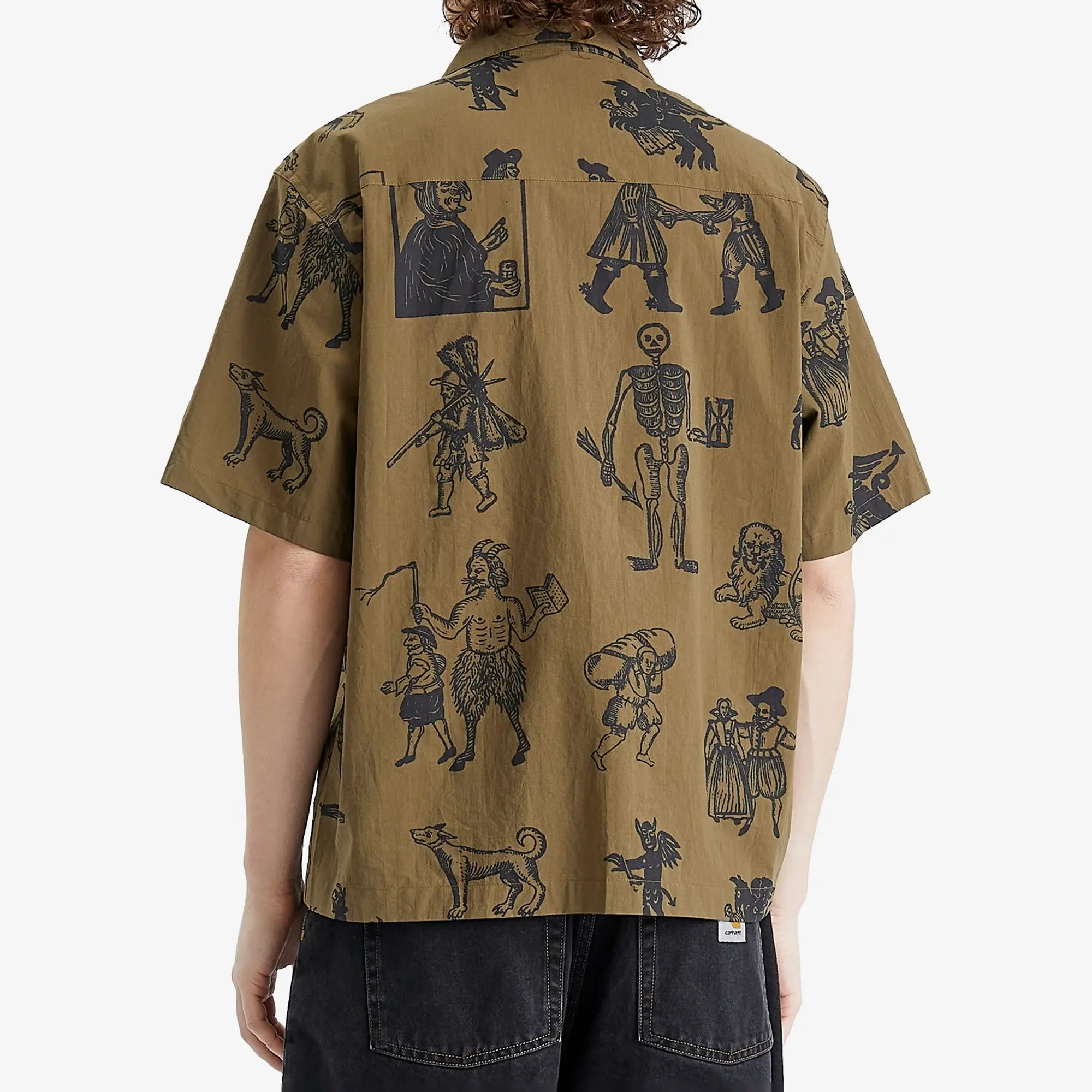 Heresy Men's Woodcut Shirt Green