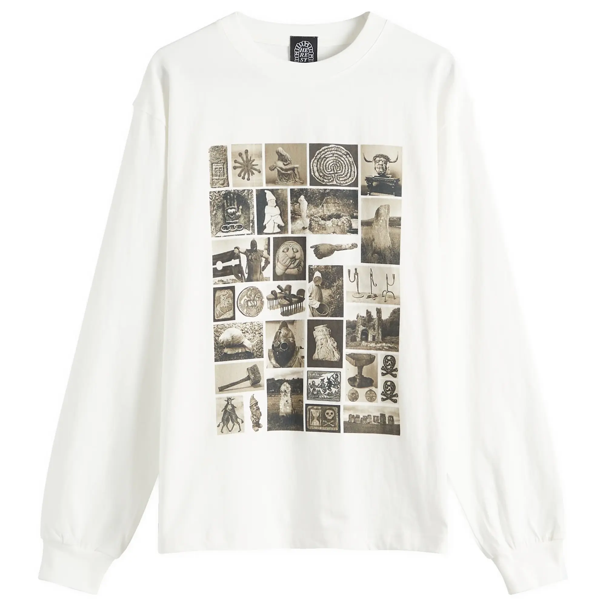 Heresy Men's Niche Longsleeve T-Shirt Ecru