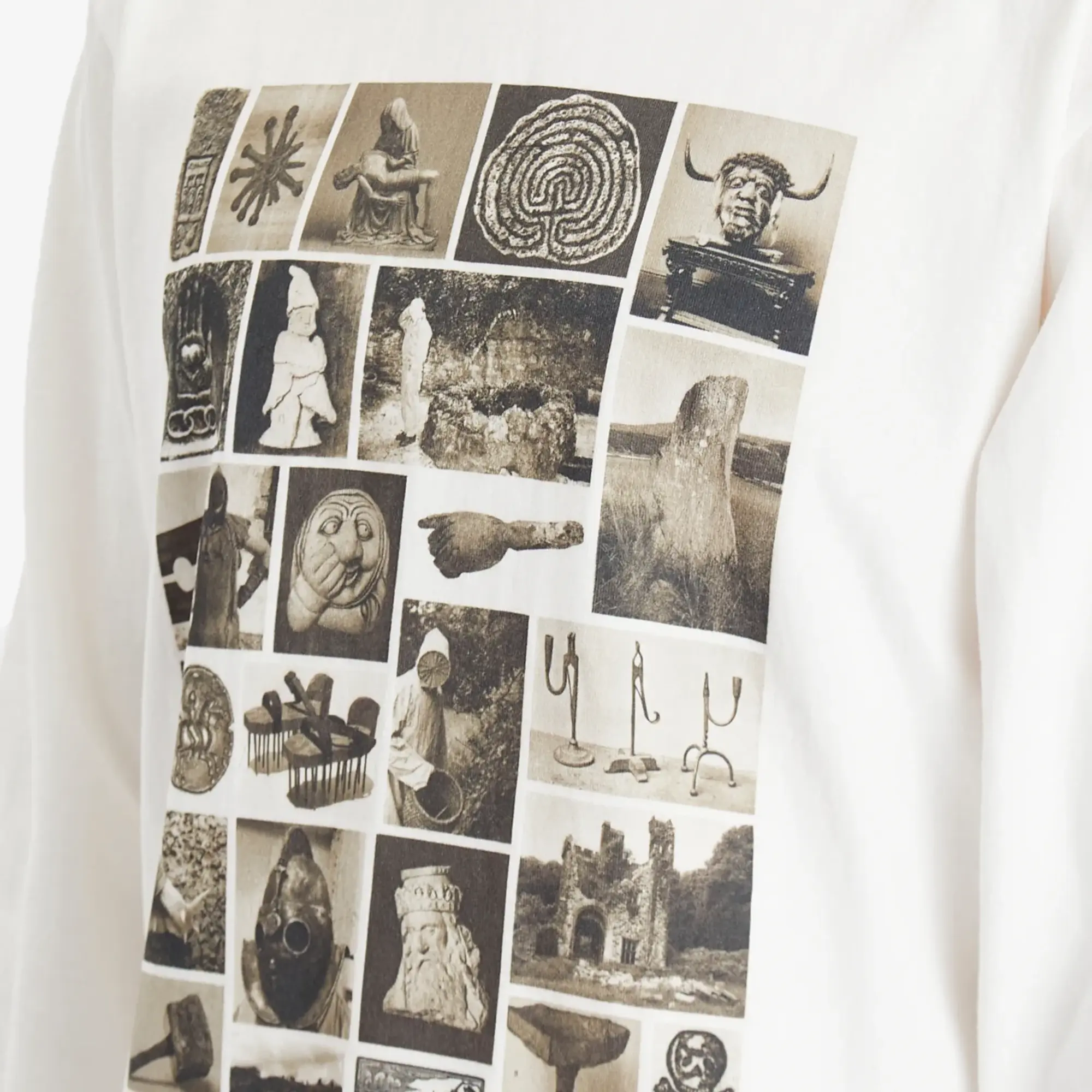 Heresy Men's Niche Longsleeve T-Shirt Ecru