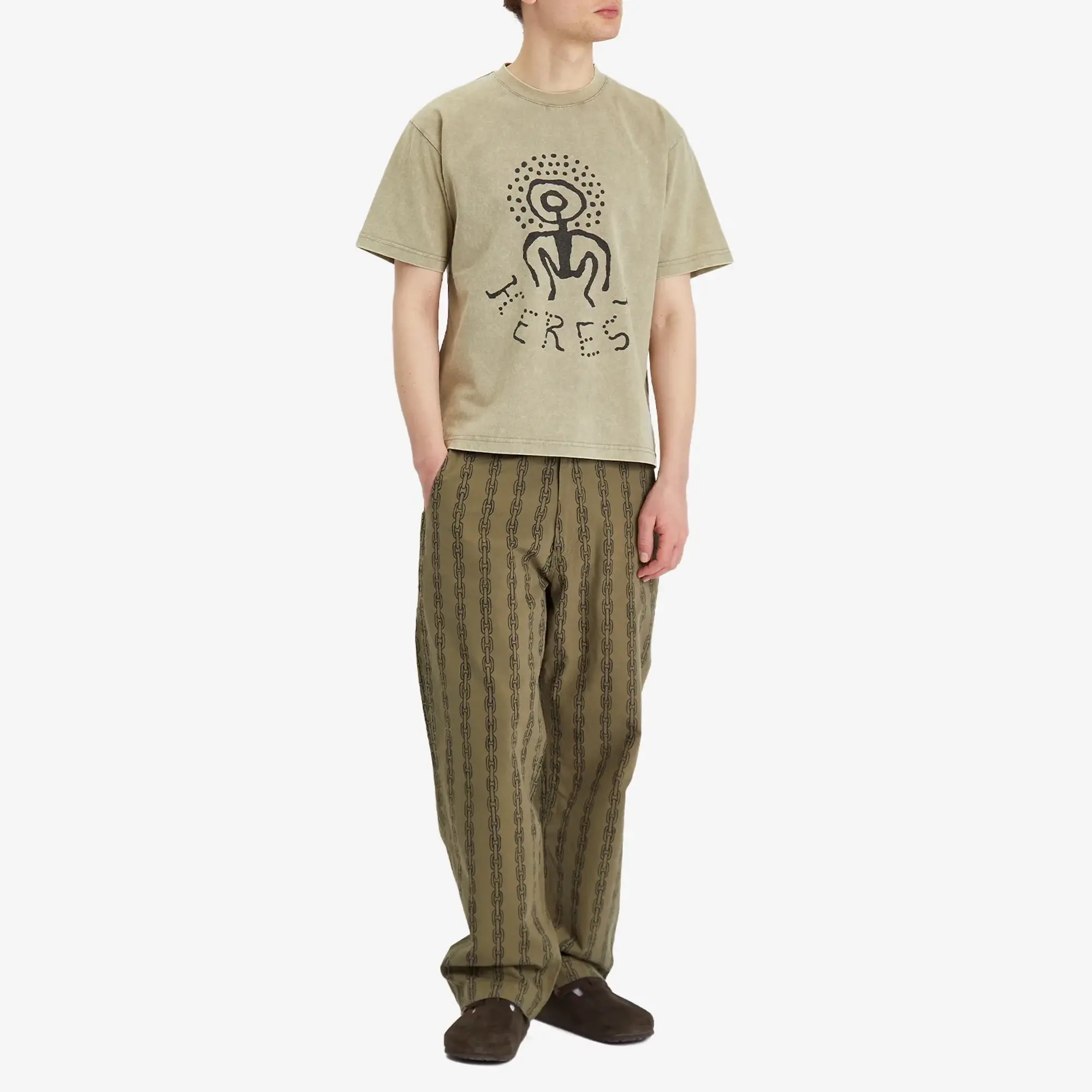 Heresy Men's Chain Trousers Green