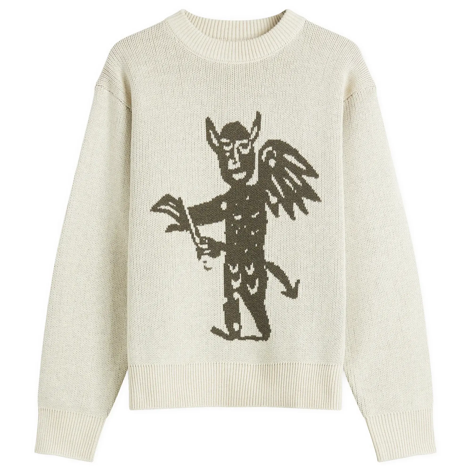 Heresy Men's Rogue Knit Sweater Ecru