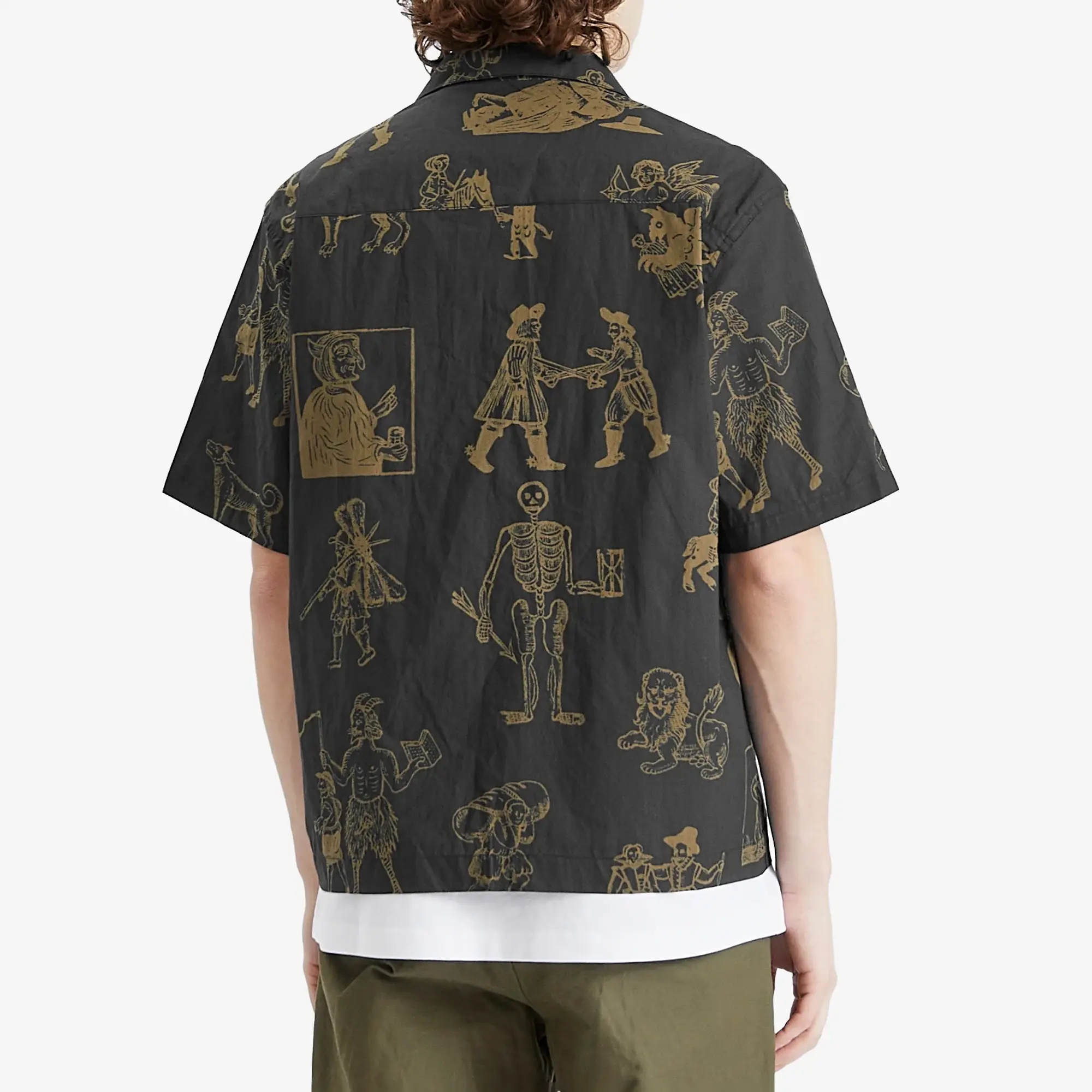 Heresy Men's Woodcut Shirt Black