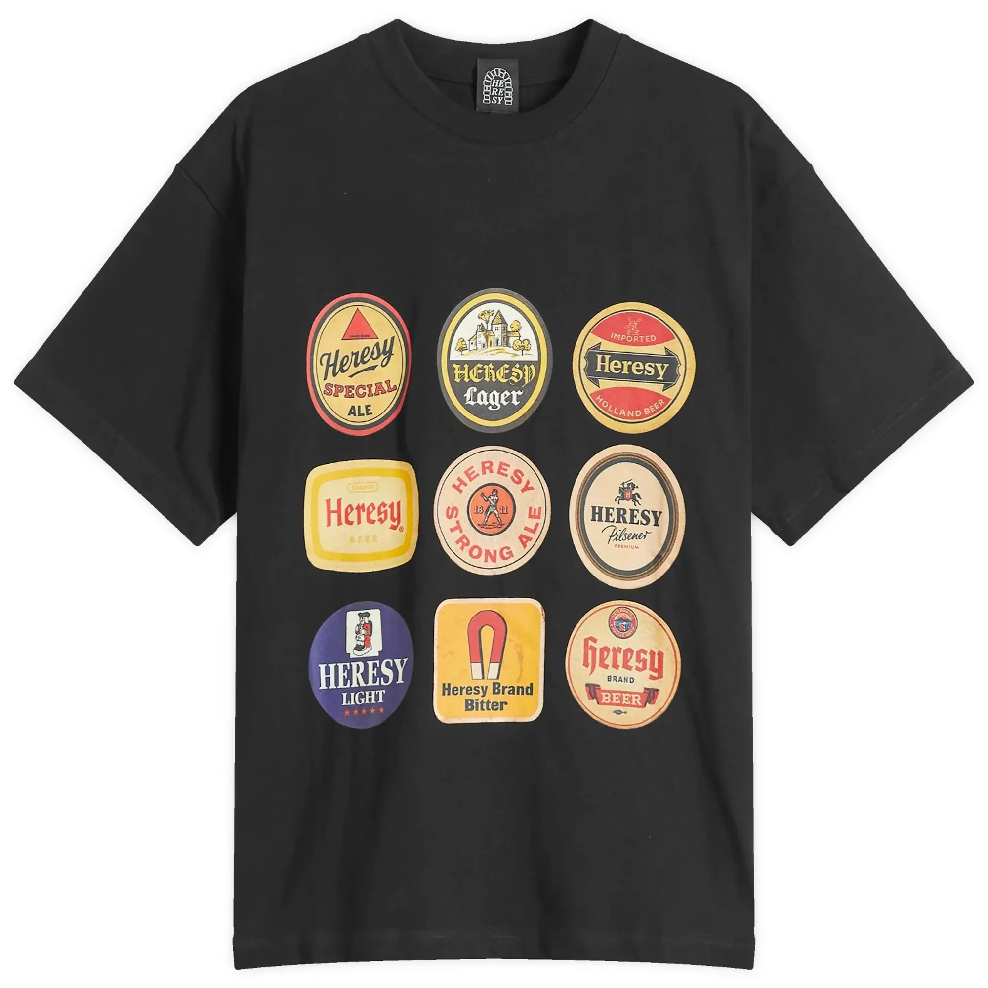 Heresy Men's Beer T-Shirt Black
