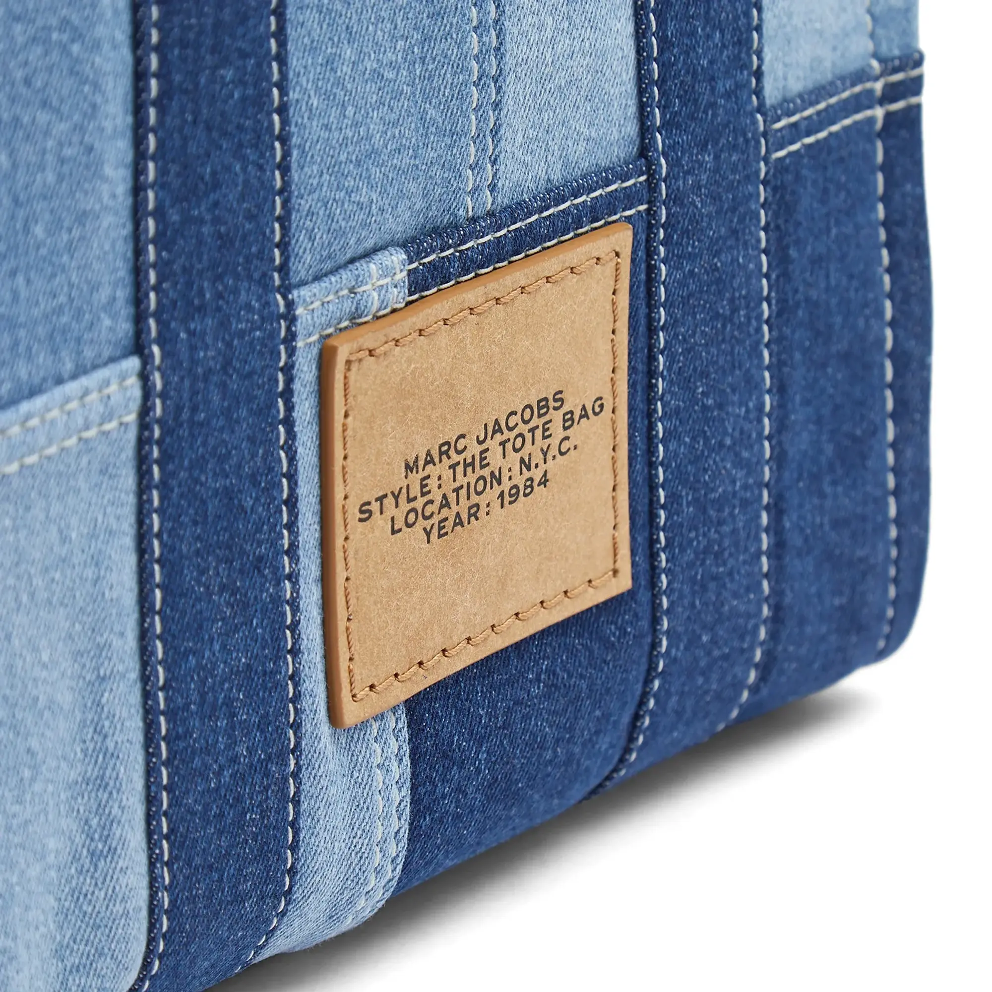 Marc Jacobs Women's The Small Tote Denim Blue Denim