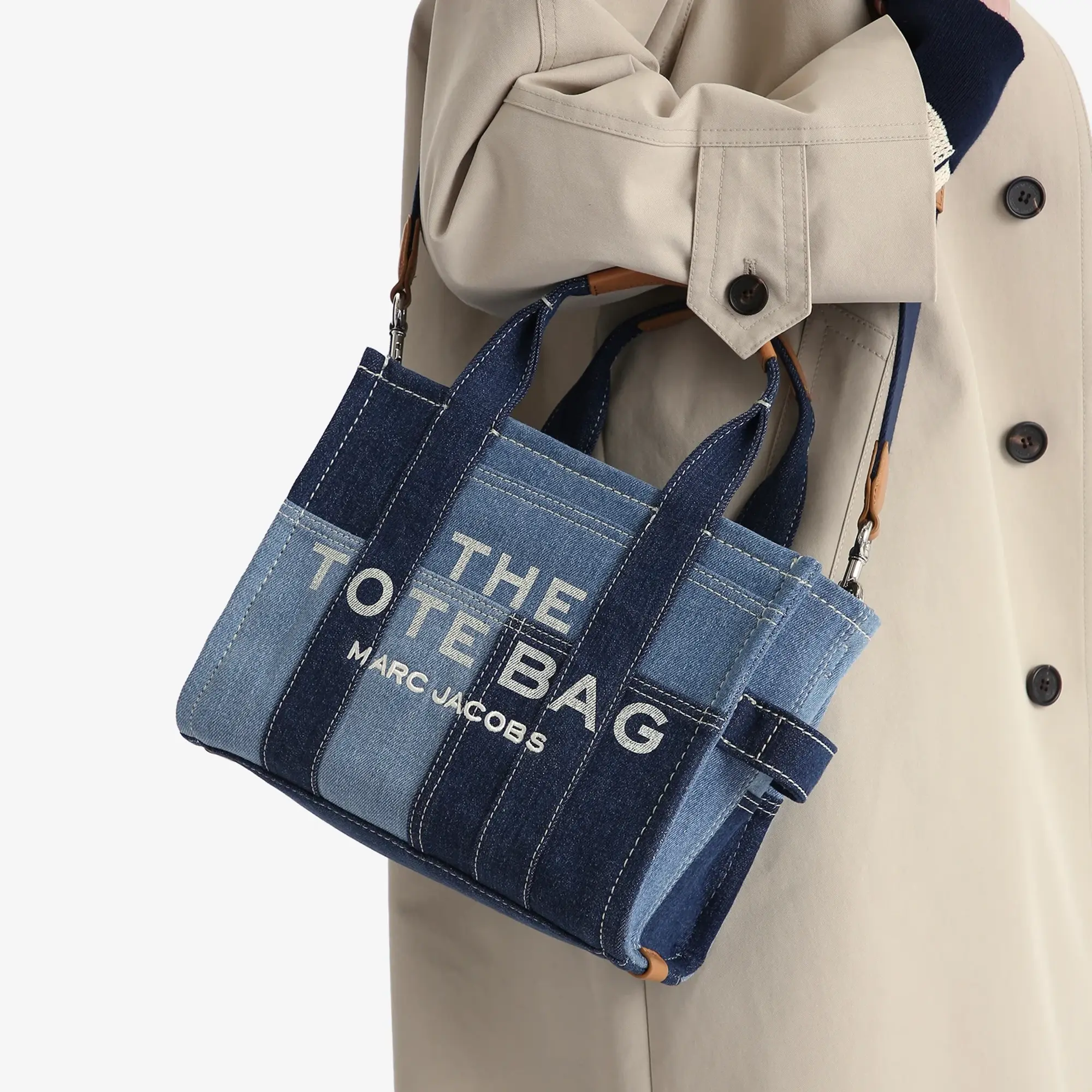 Marc Jacobs Women's The Small Tote Denim Blue Denim