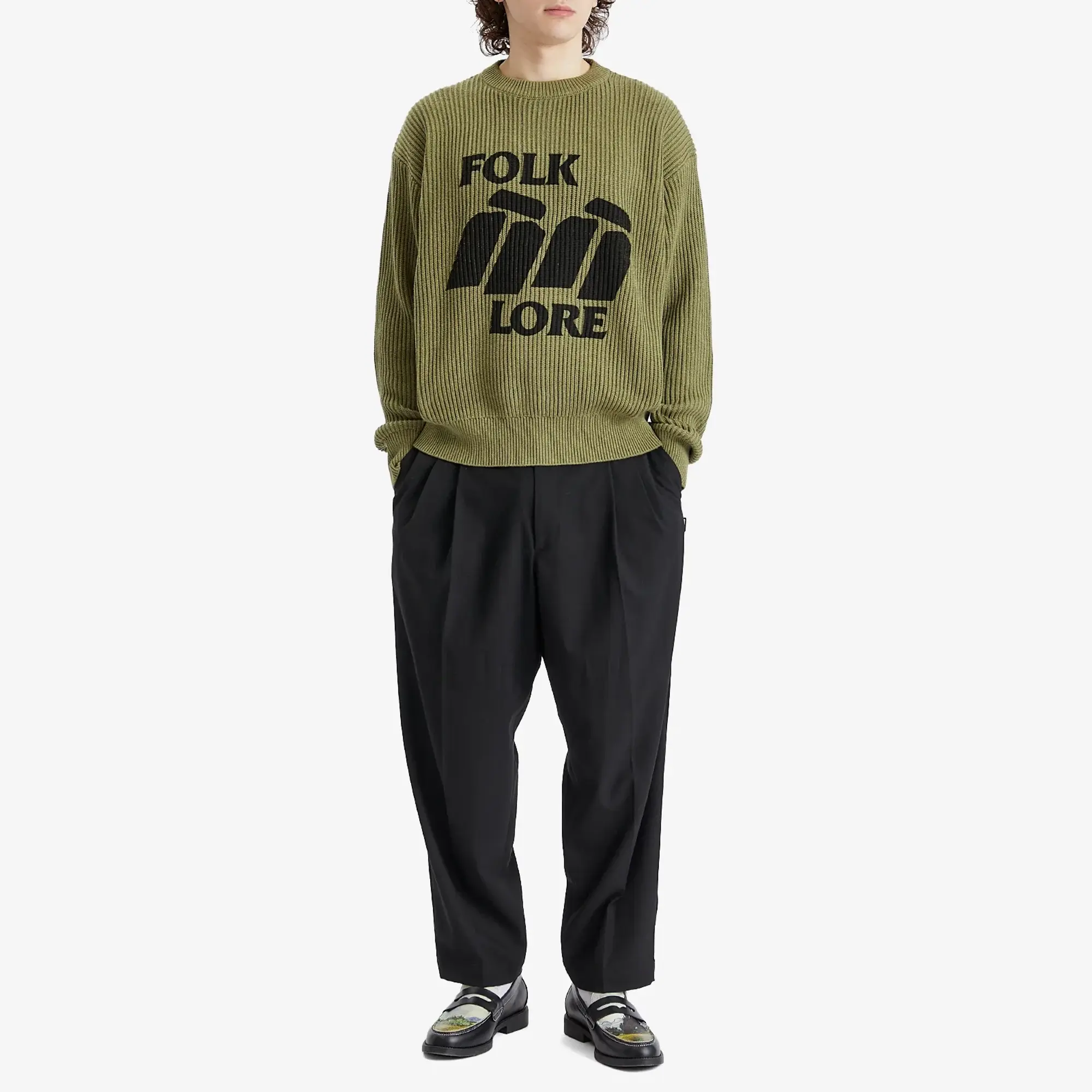 Heresy Men's Ray's Knit Sweater Green