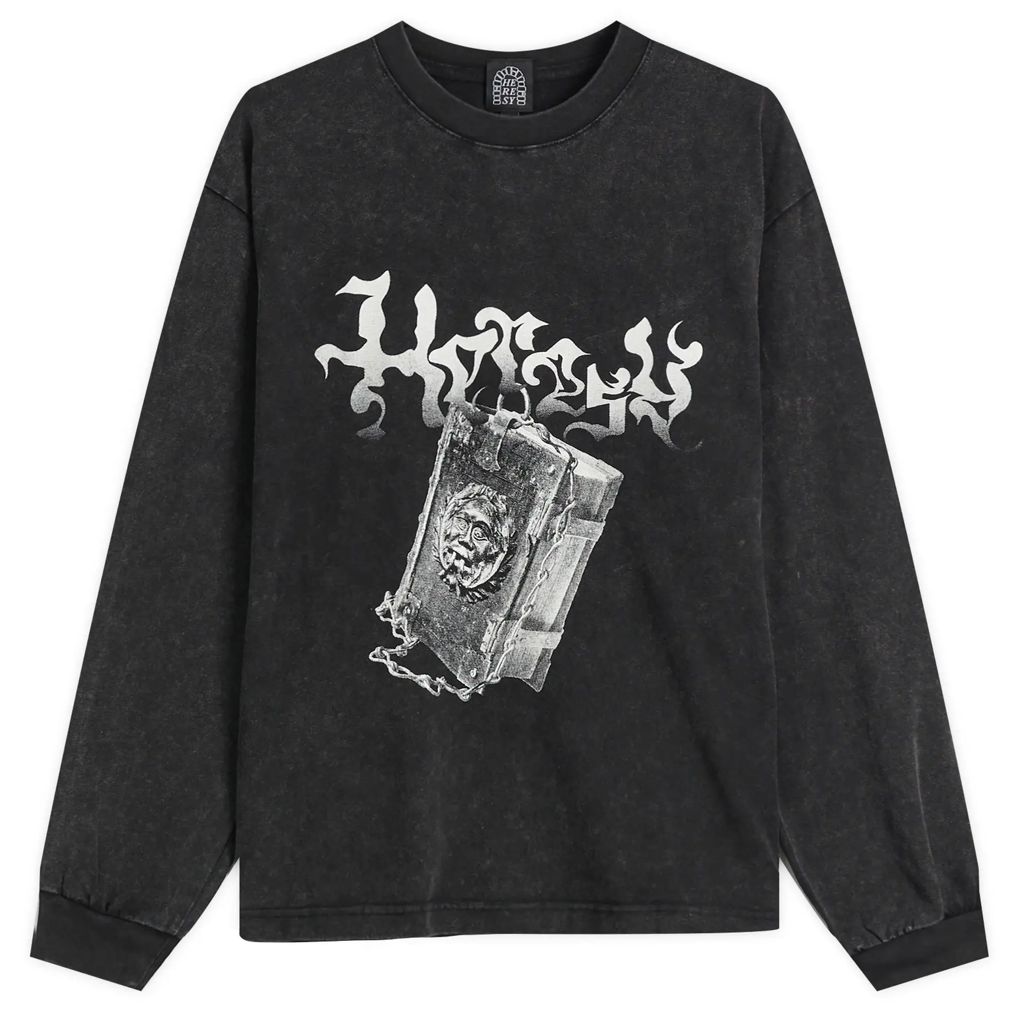 Heresy Men's Tome Longsleeve T-Shirt Ash