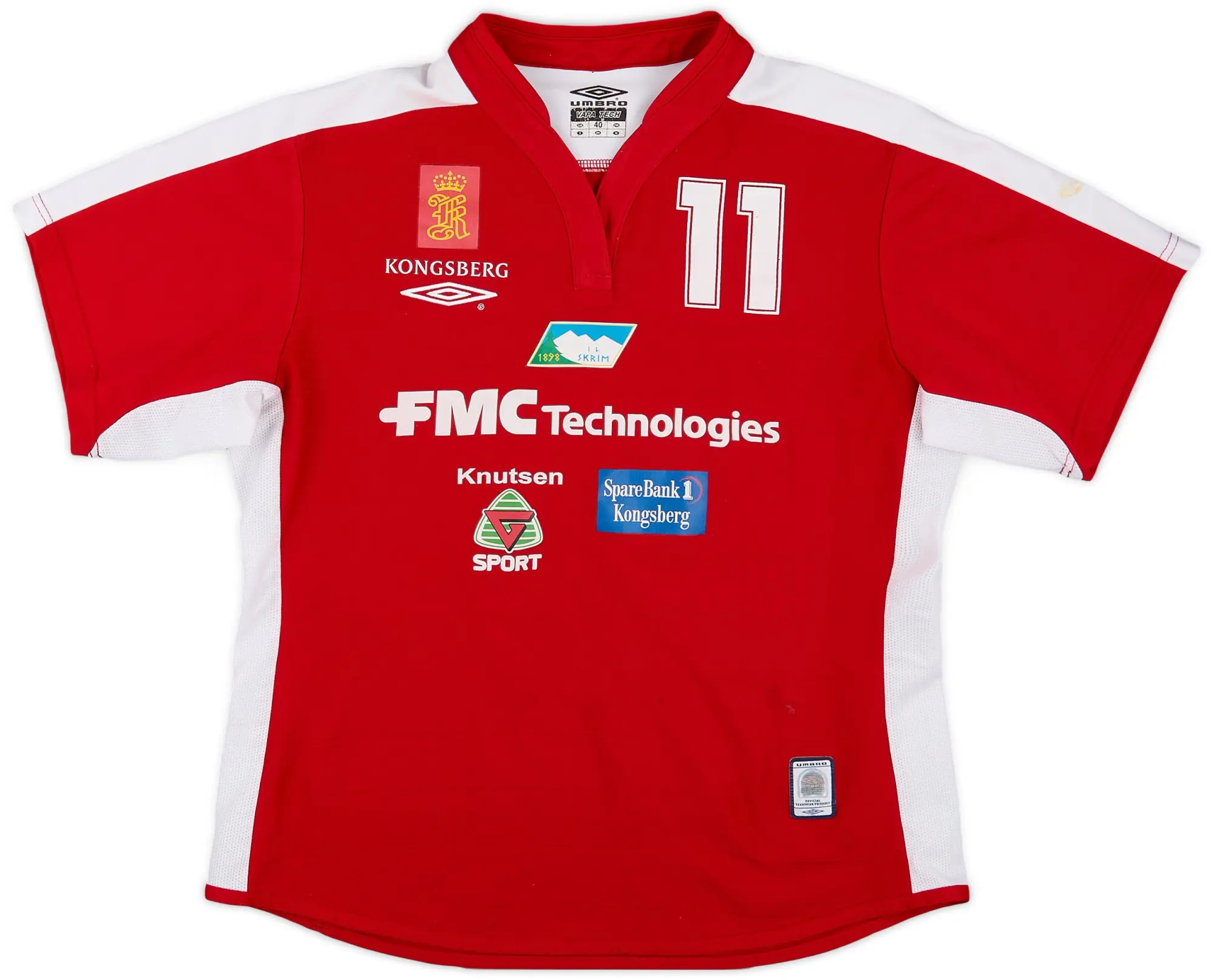 Umbro 2003-04 Skrim Konsberg Handball Away Shirt #11 - 7/10 - (S)