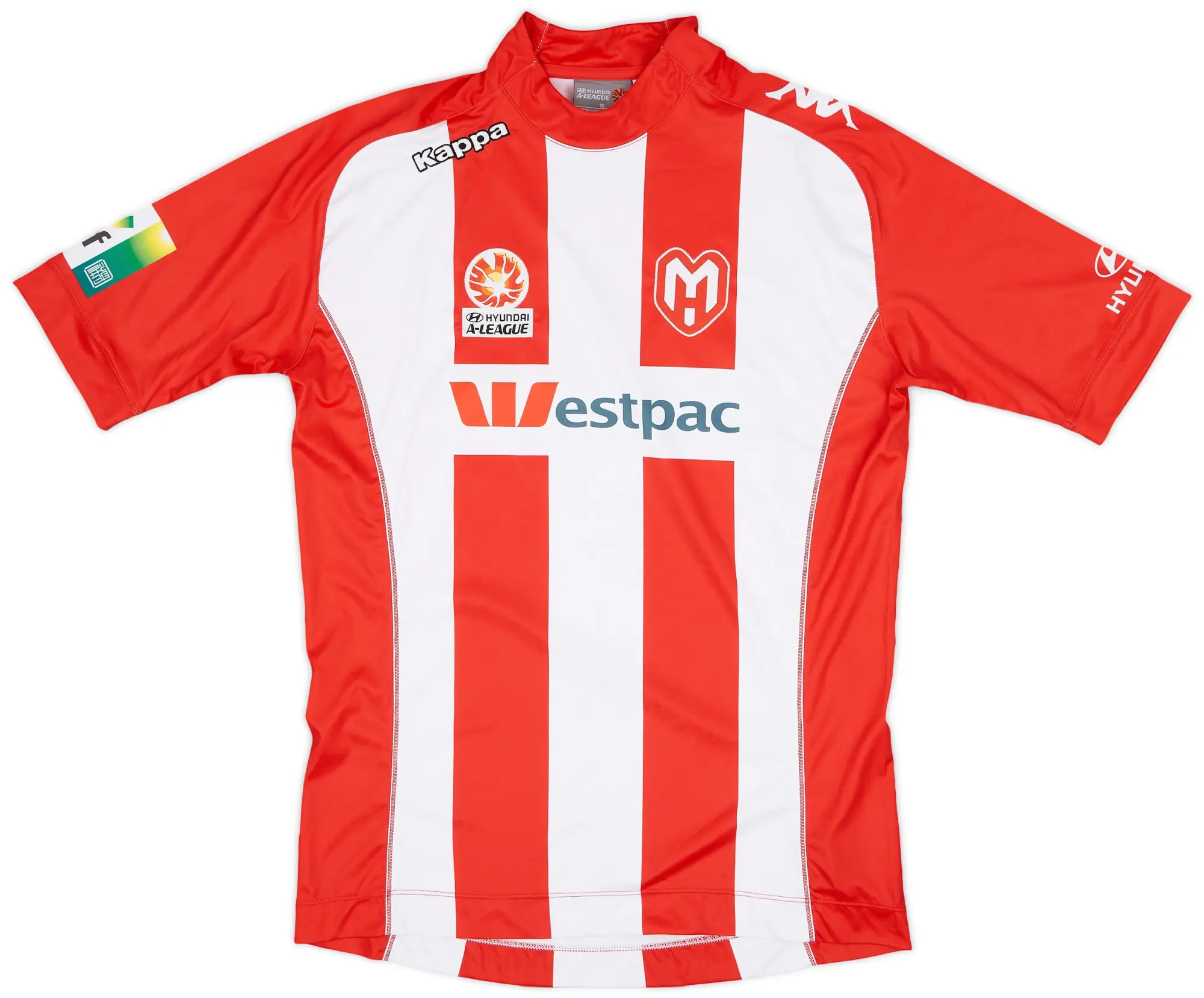 Kappa 2012-13 Melbourne Heart Home Shirt - 9/10 - (Women's XL)