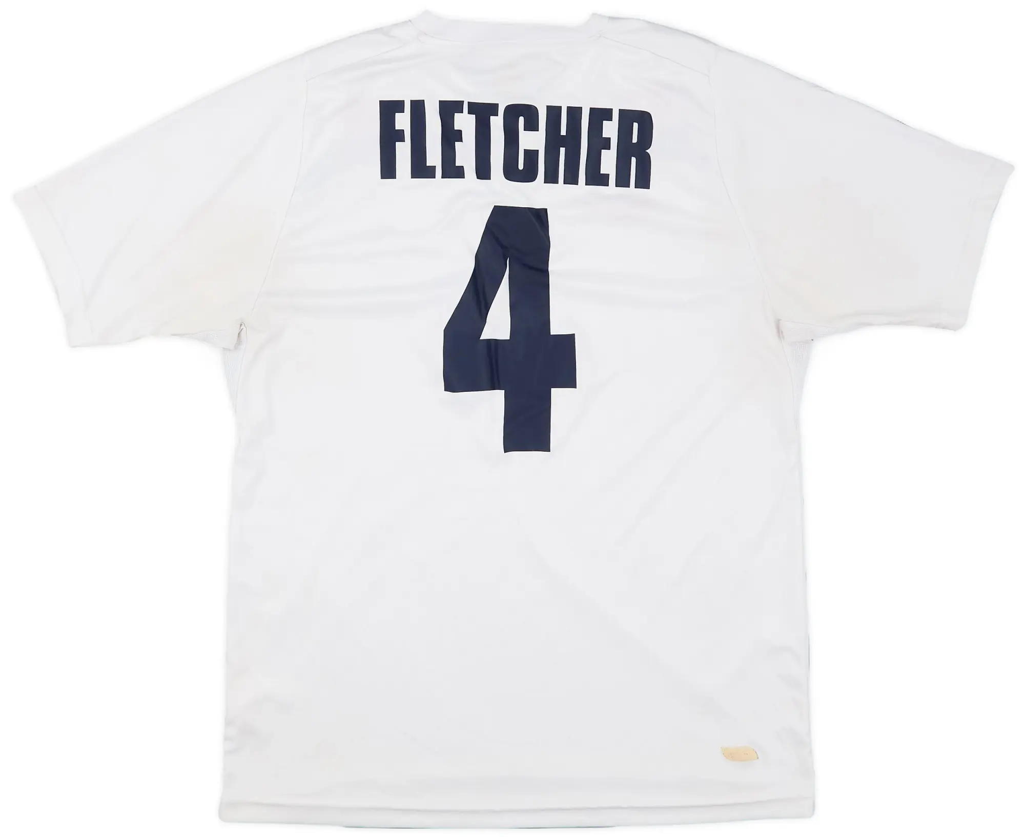 Umbro 2010-11 Defence Force Away Shirt Fletcher #4 - 7/10 - (L)