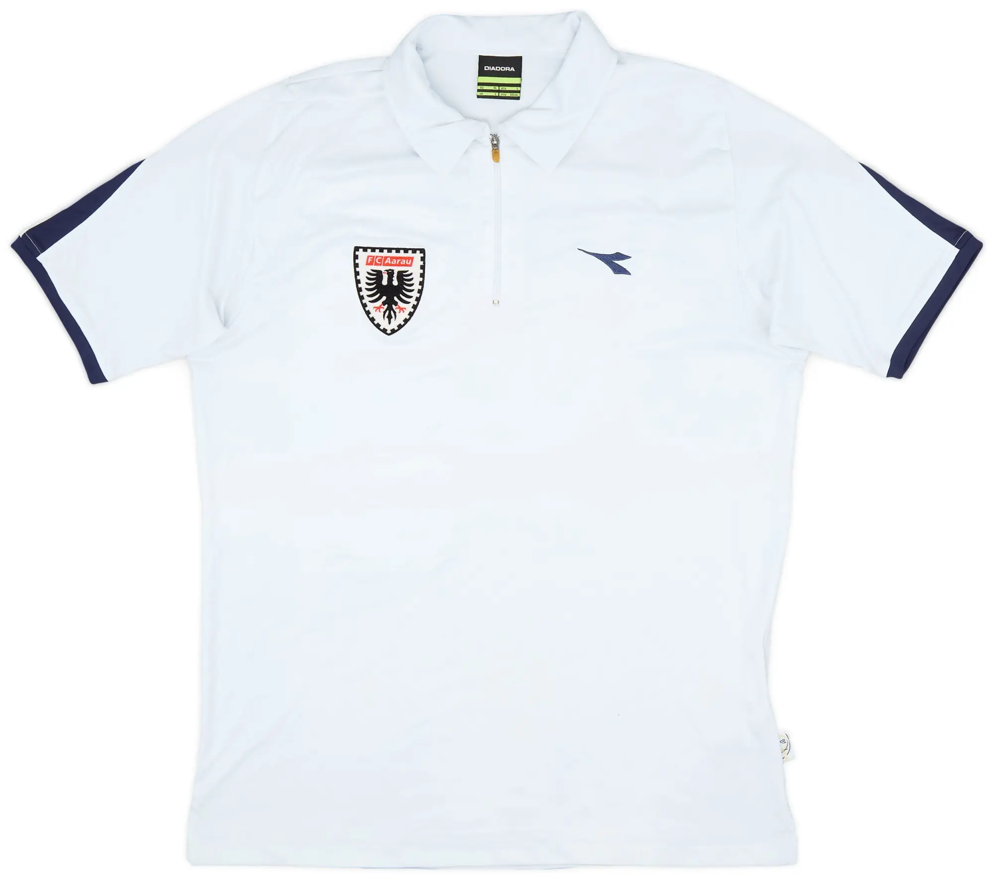 2004-05 FC Aarau Jako 1/4 Zip Polo Shirt - 7/10 - (L)