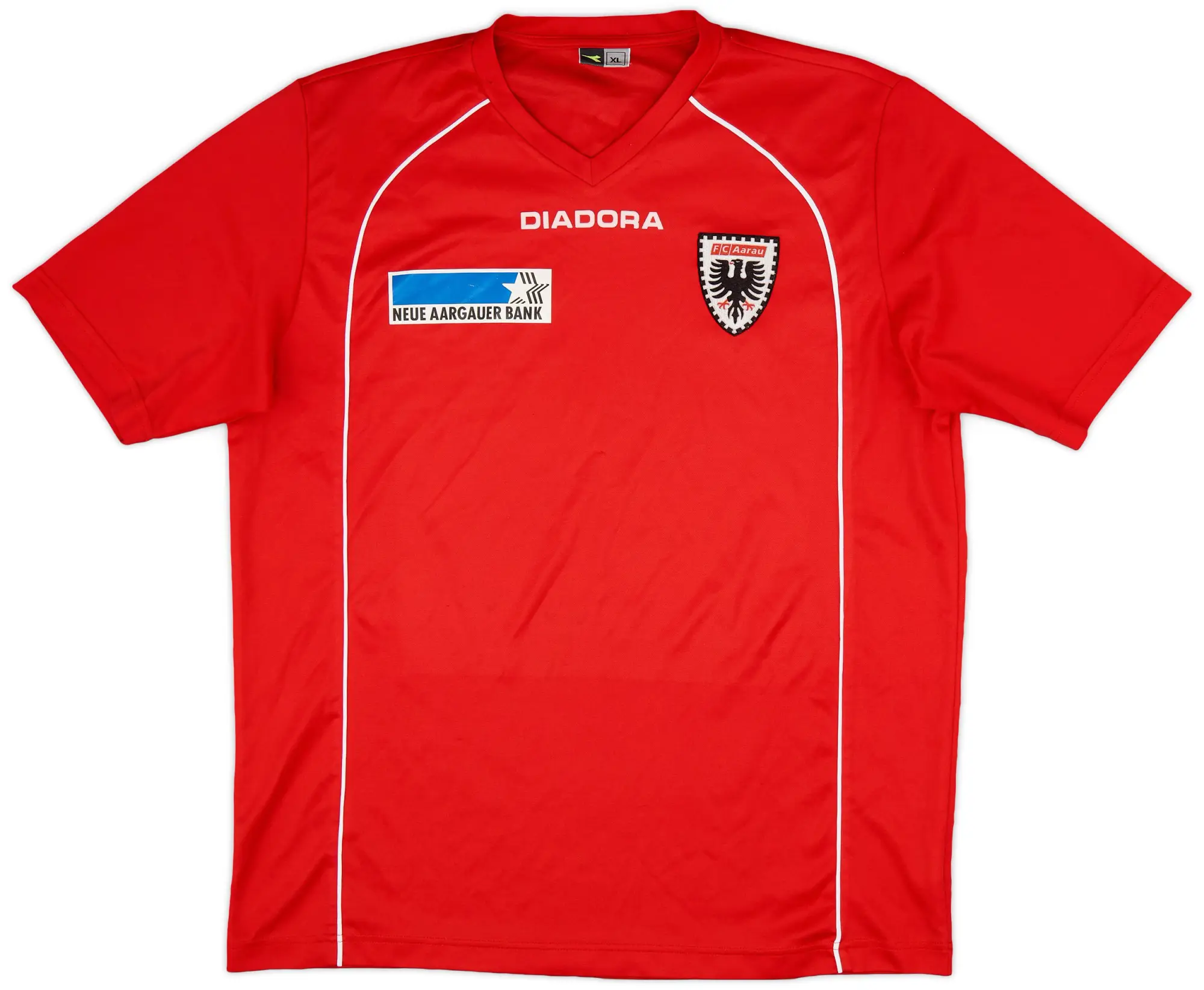 2009-10 FC Aarau Diadora Training Shirt - 6/10 - (XL)