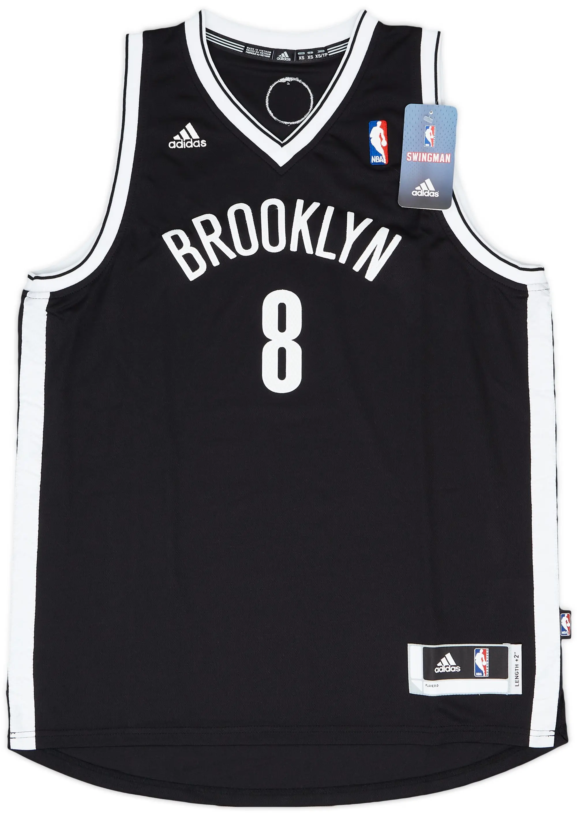 2012-14 Brooklyn Nets Williams #8 adidas Swingman Away Jersey (XS)