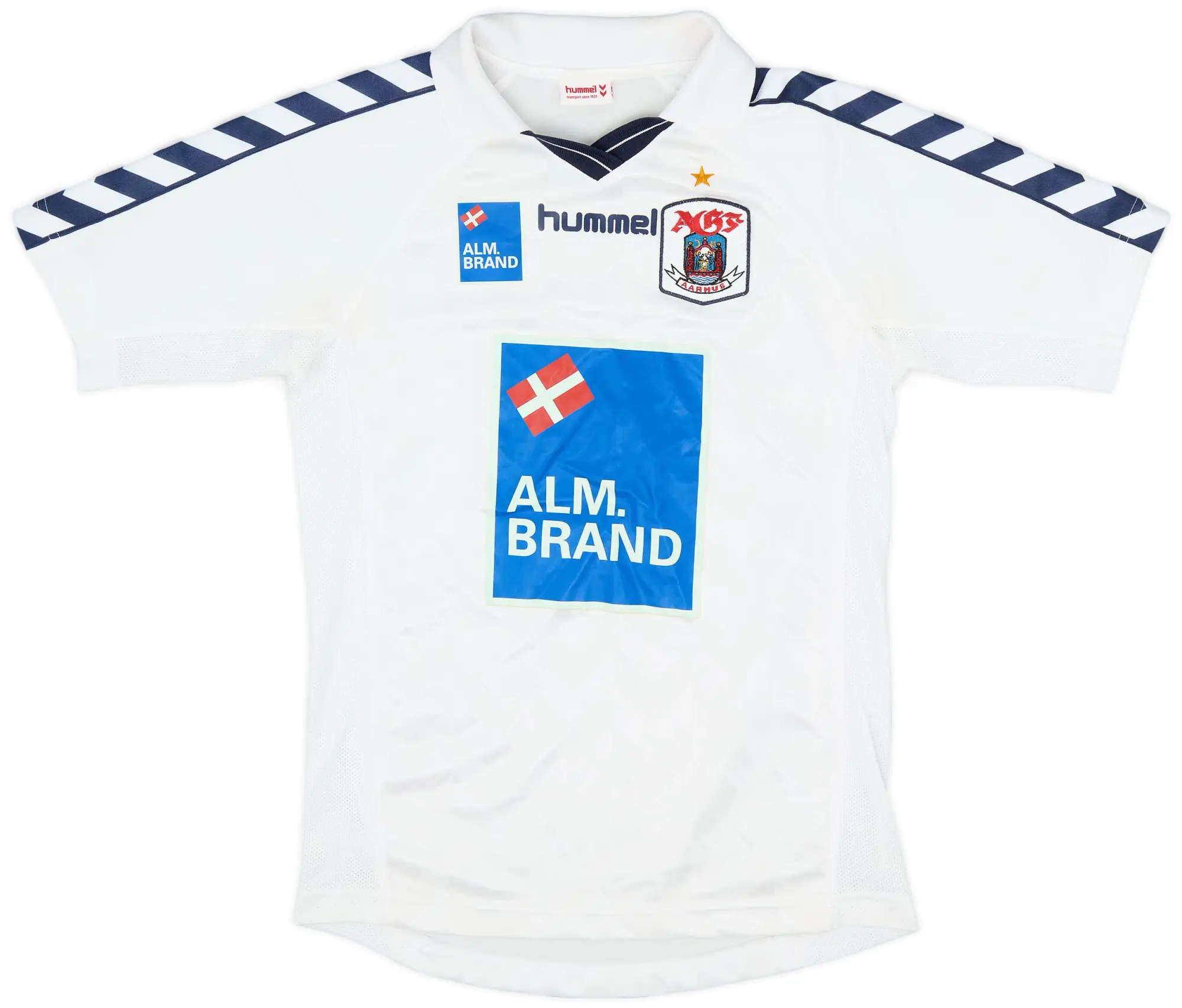 Hummel 2005-07 AGF Aarhus Home Shirt - 8/10 - (XL.Boys)