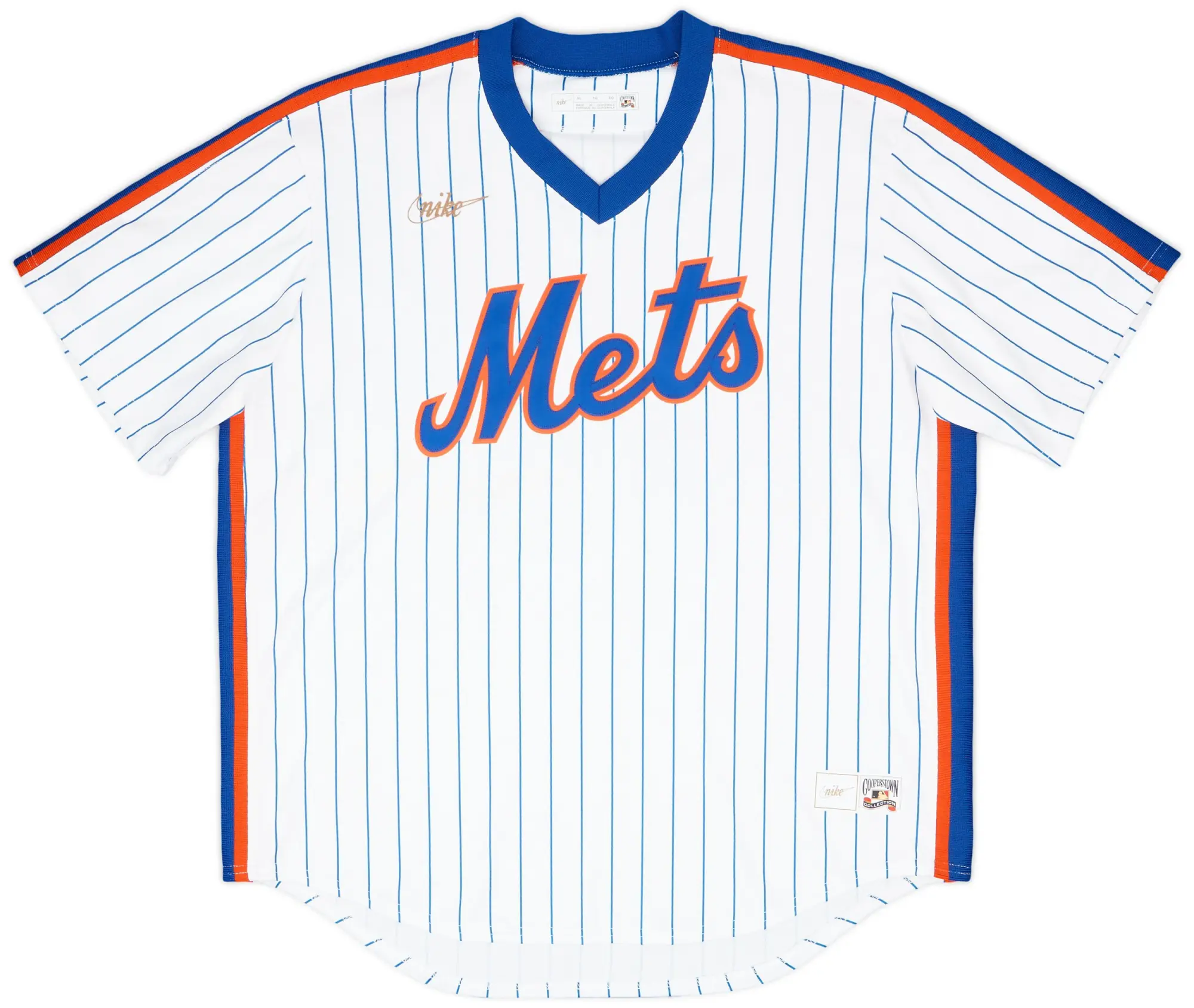 1986 New York Mets Strawberry #18 Nike Copperstown Collection Home Jersey - 9/10 - (XL)