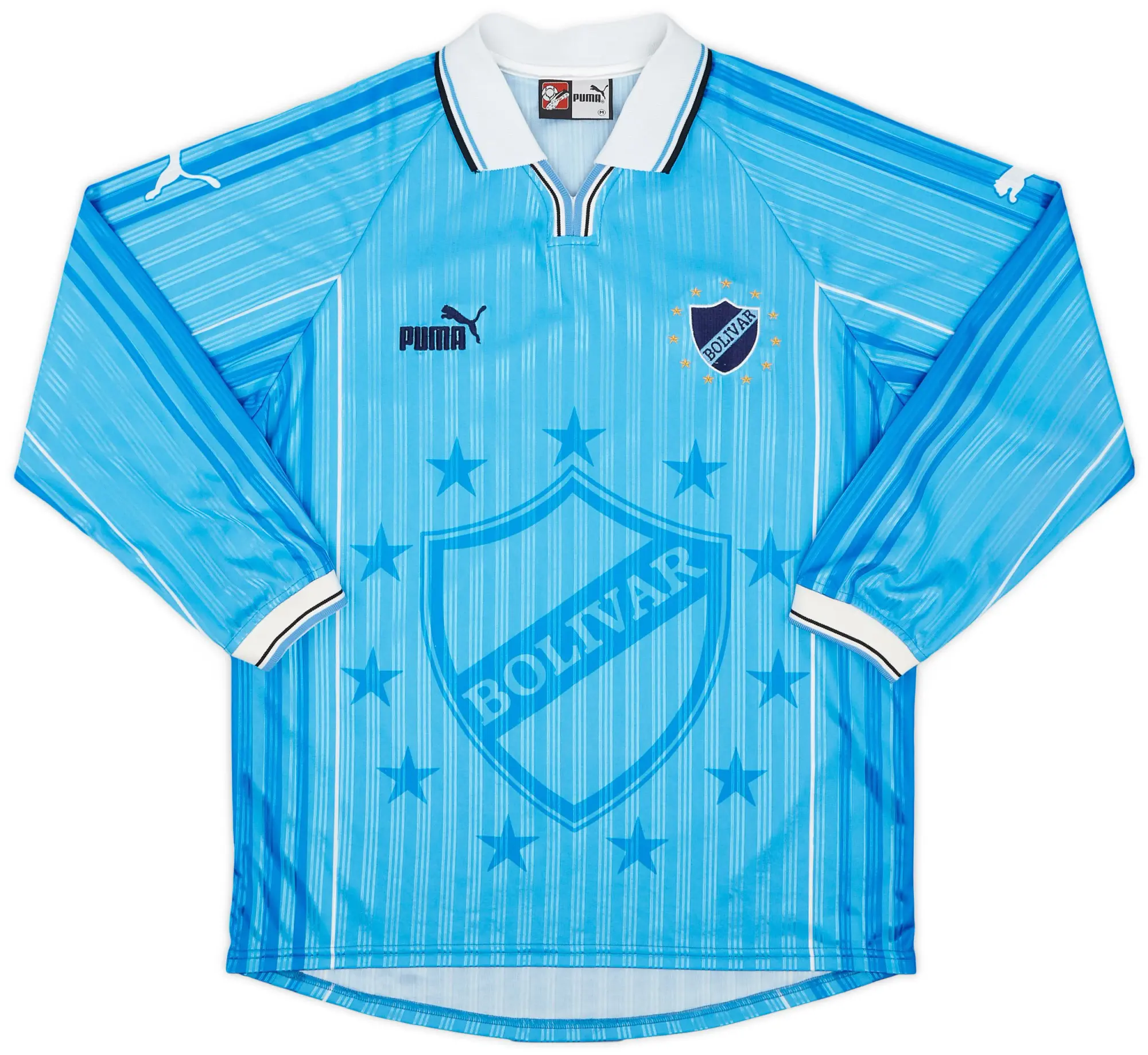 Puma 2001 Club Bolivar Home L/S Shirt - 9/10 - (M)