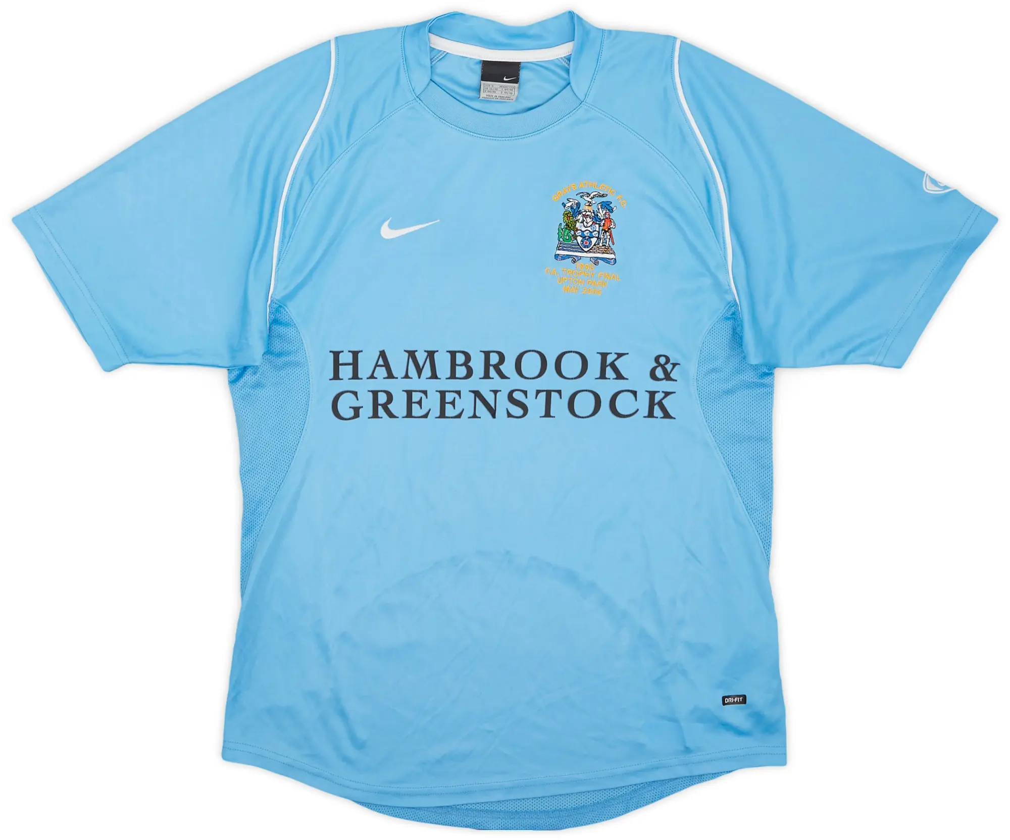 Nike 2005-06 Grays Athletic 'FA Trophy' Home Shirt - 8/10 - (S)