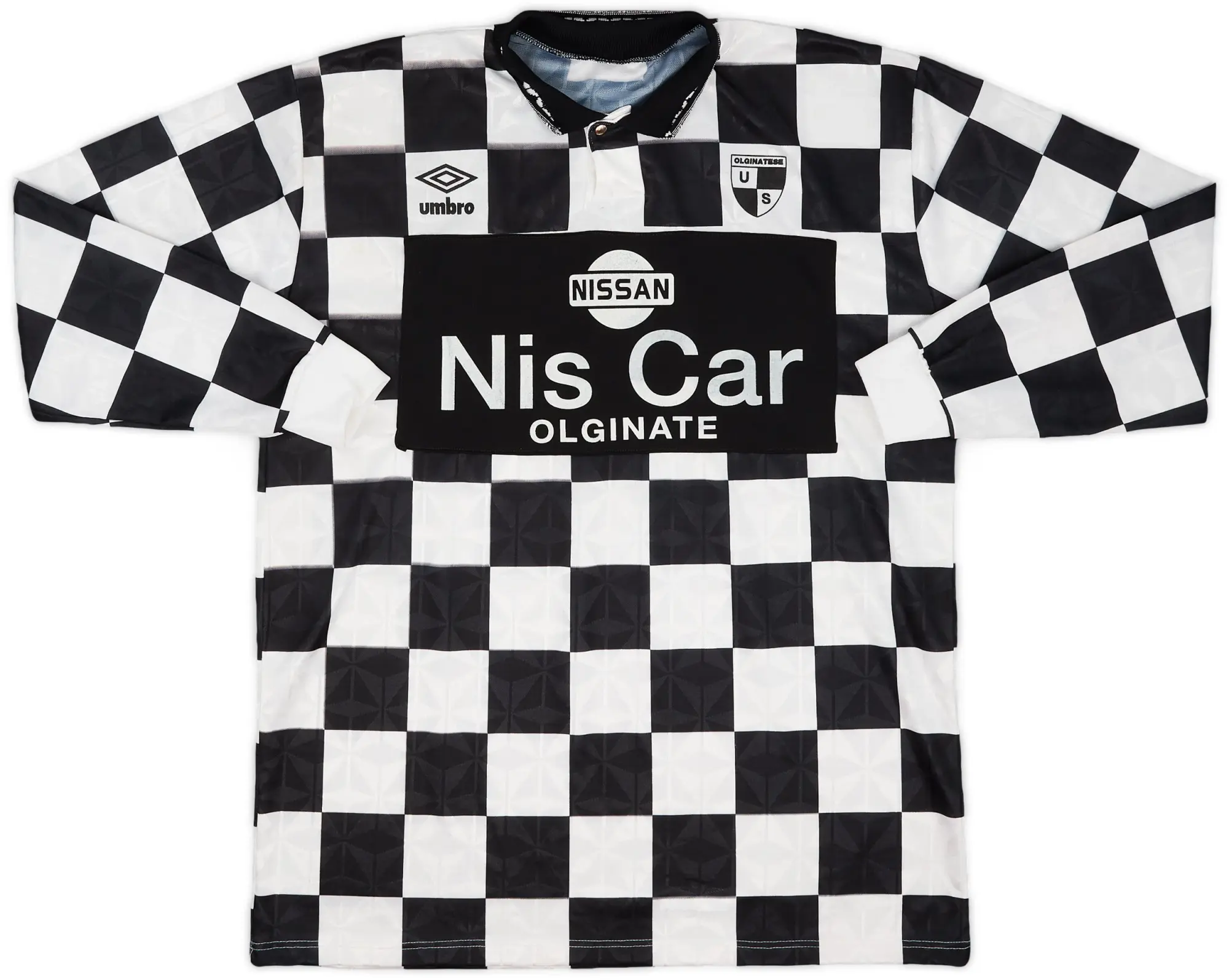 Umbro 1990s Olginatese Home L/S Shirt - 9/10 - (L)