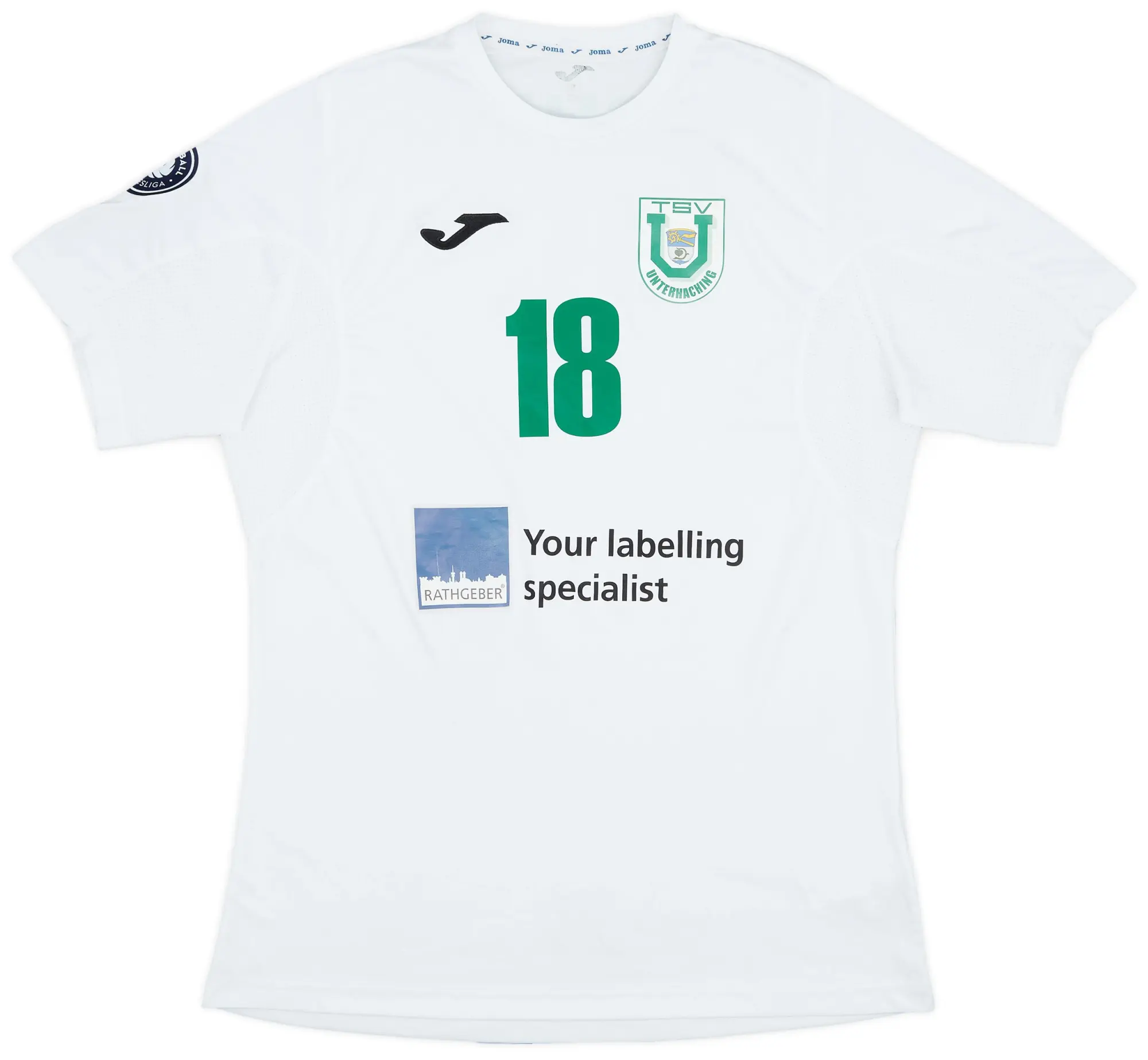 Joma 2010s TSV Unterhaching Volleyball Shirt #18 - 9/10 - (L)