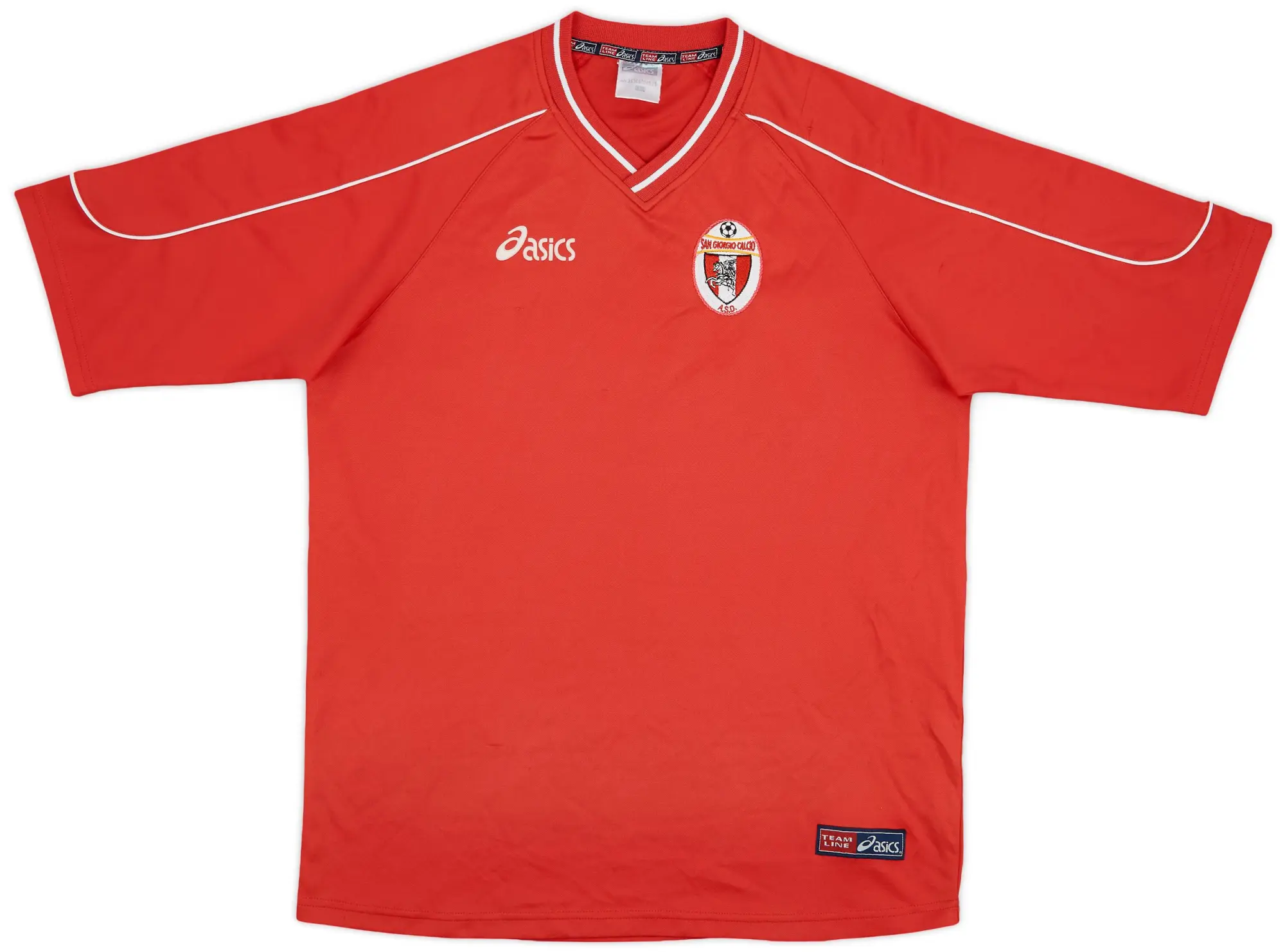 Asics 2000s San Giorgio Home Shirt - 8/10 - (L)
