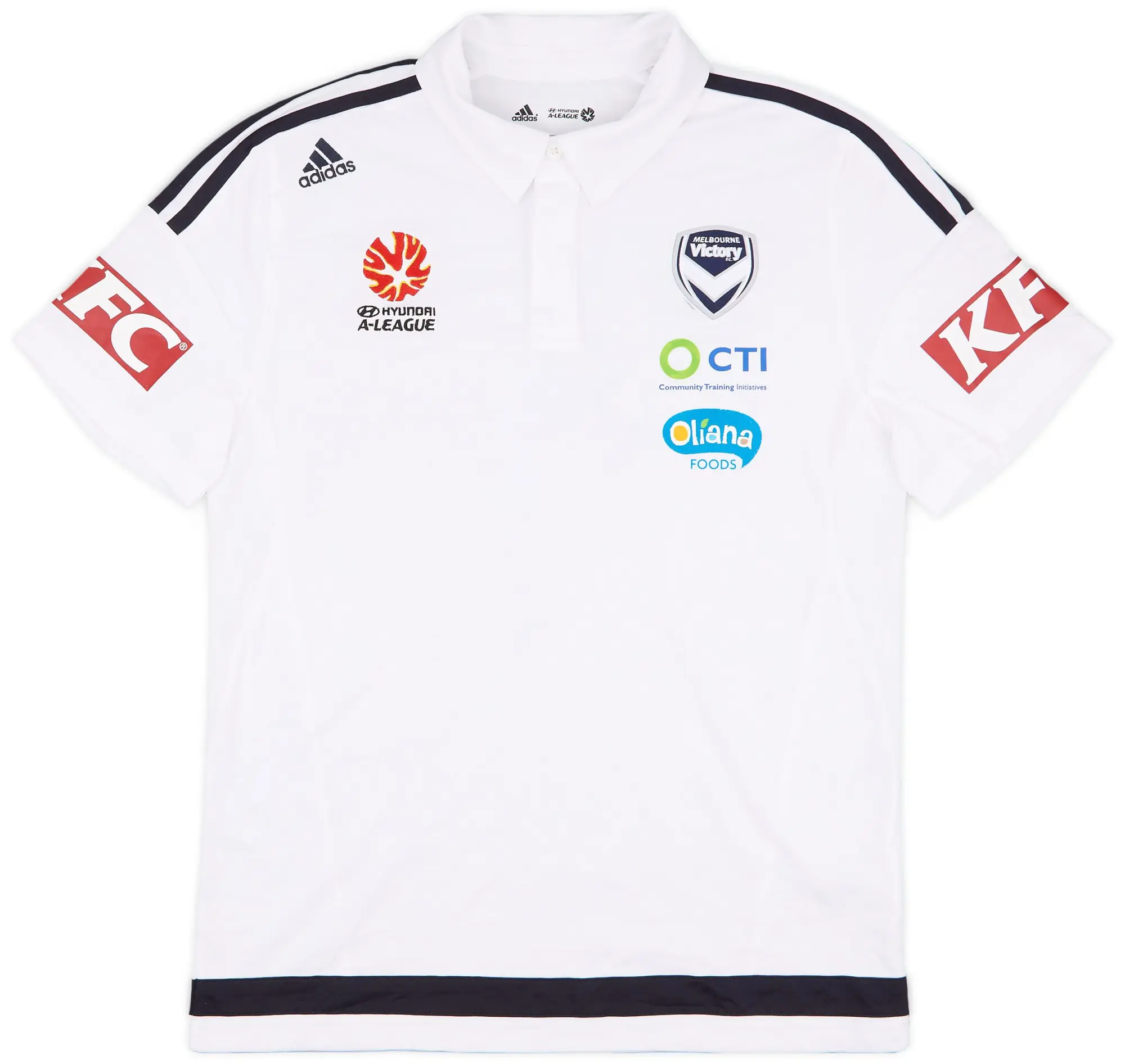 2015-16 Melbourne Victory adidas Polo Shirt - 6/10 - (M)