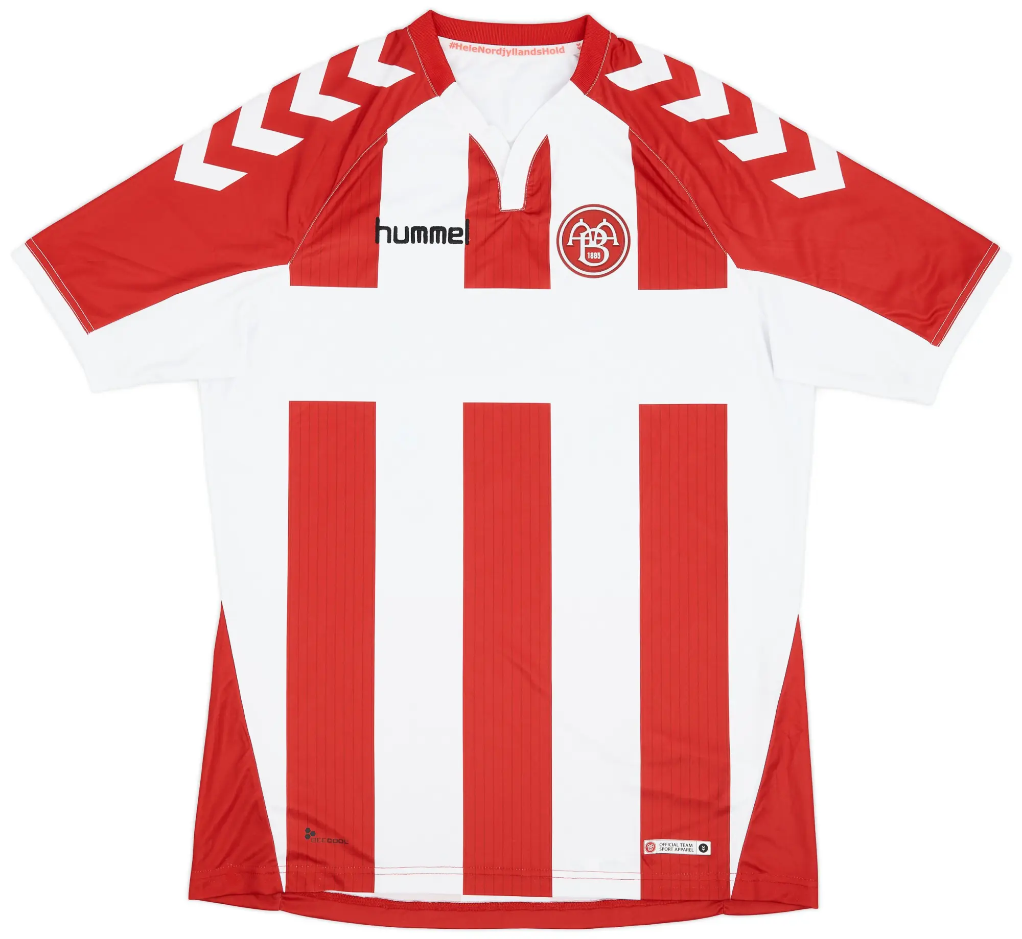 Hummel 2017-18 Aalborg Home Shirt - 9/10 - (XL)