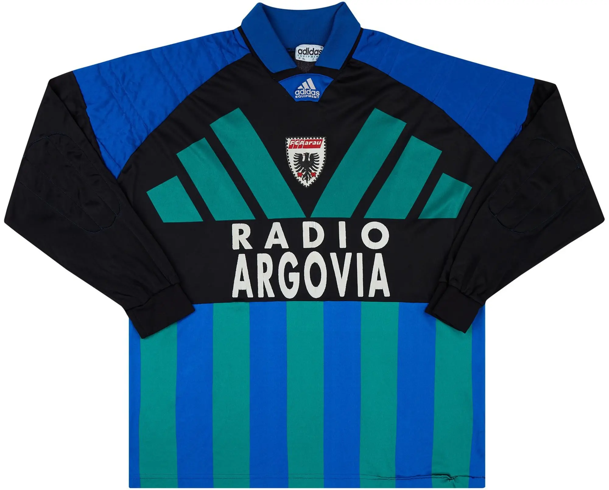 adidas 1992-94 FC Aarau Match Issue GK Shirt #1