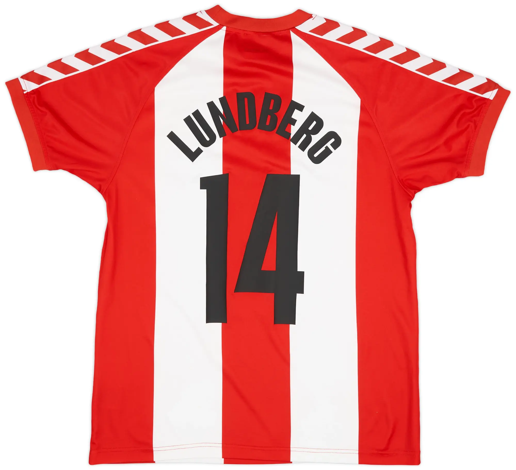 Hummel 2004-05 Aalborg Home Shirt Lundberg #14 - 8/10 - (M/L)