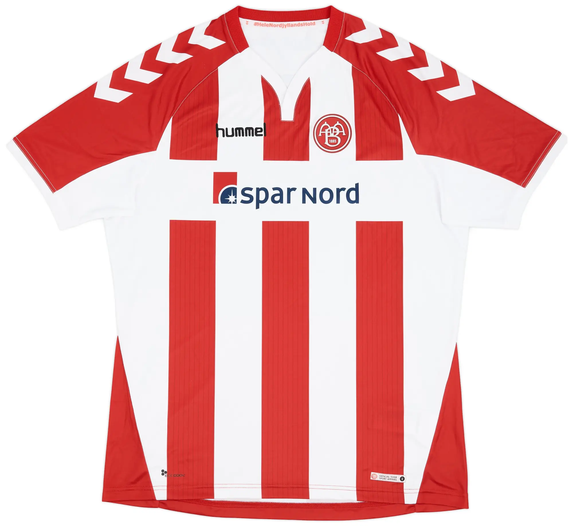 Hummel 2017-18 Aalborg Home Shirt - 9/10 - (3XL)