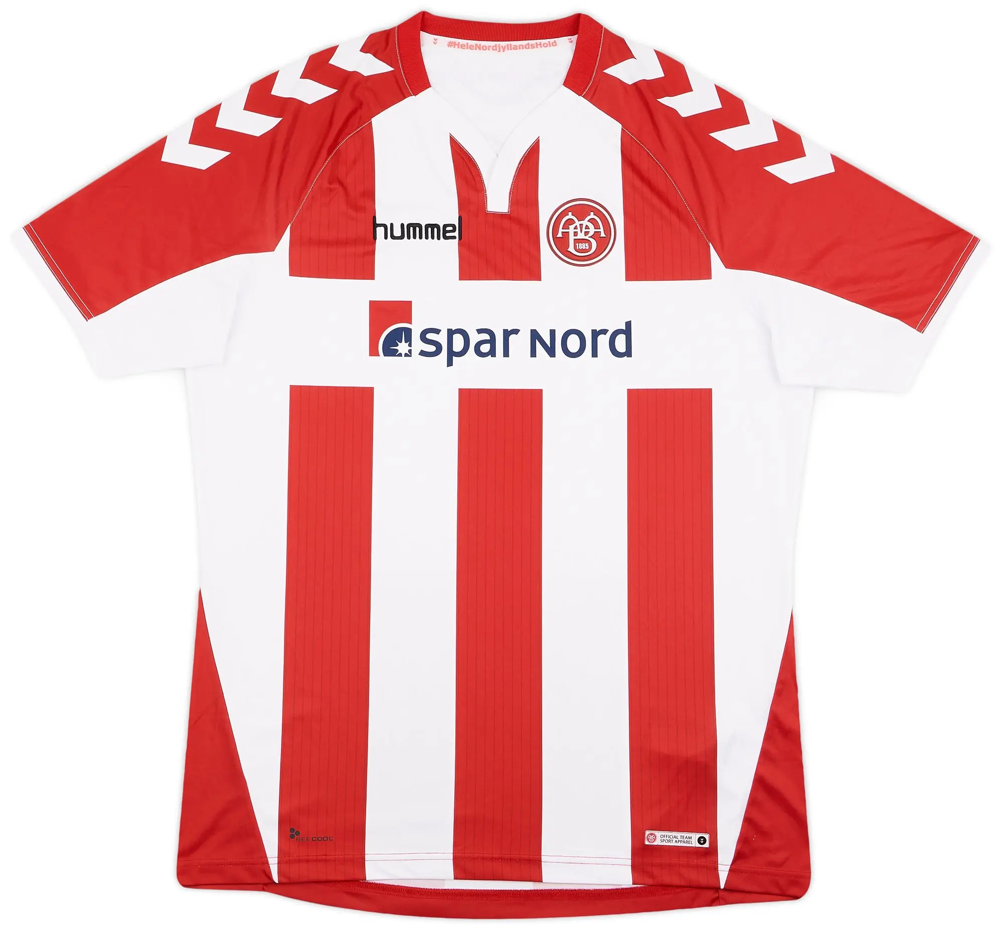 Hummel 2017-18 Aalborg Home Shirt - 9/10 - (XL)