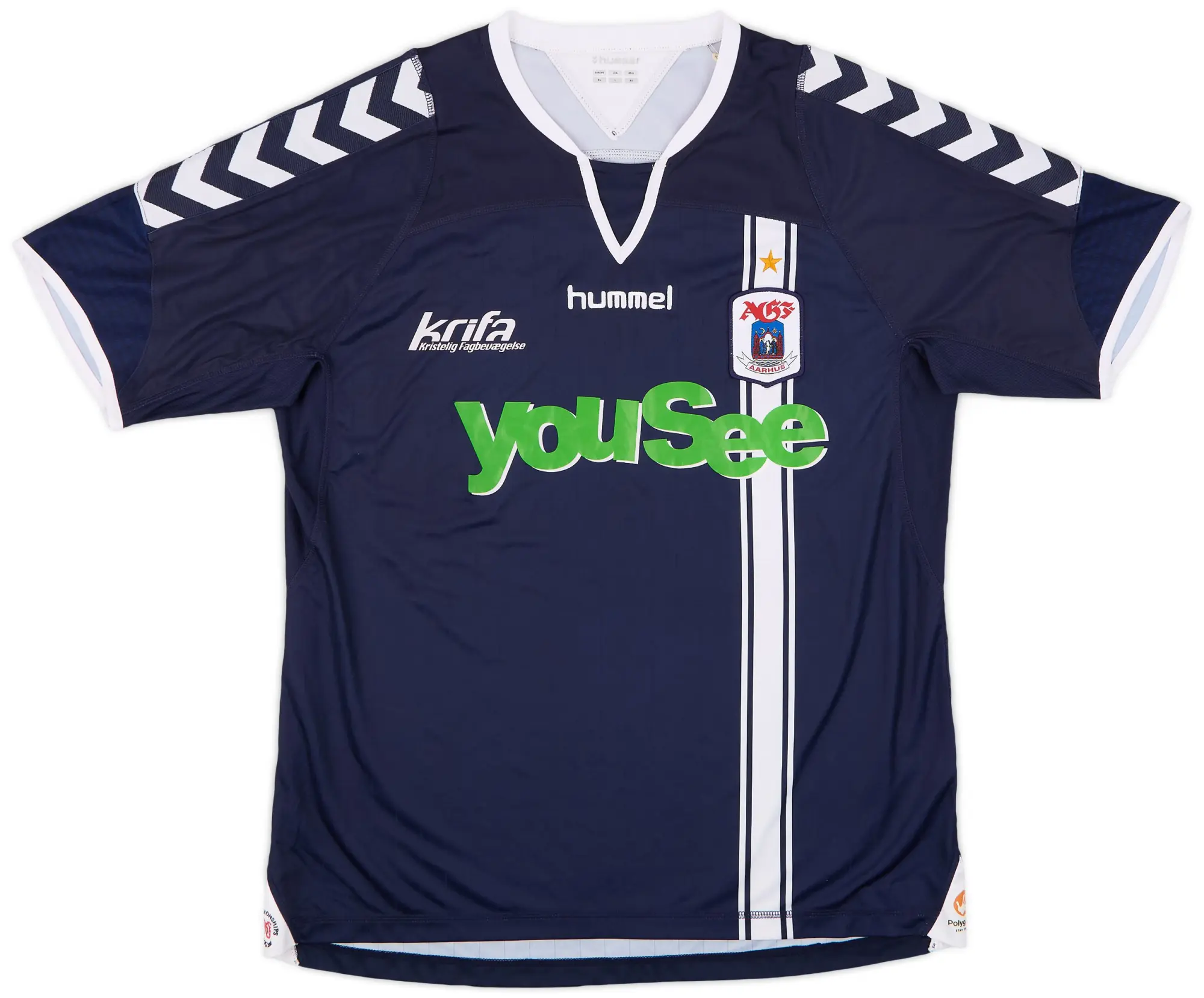 Hummel 2012-13 AGF Aarhus Away Shirt - 8/10 - (XL)