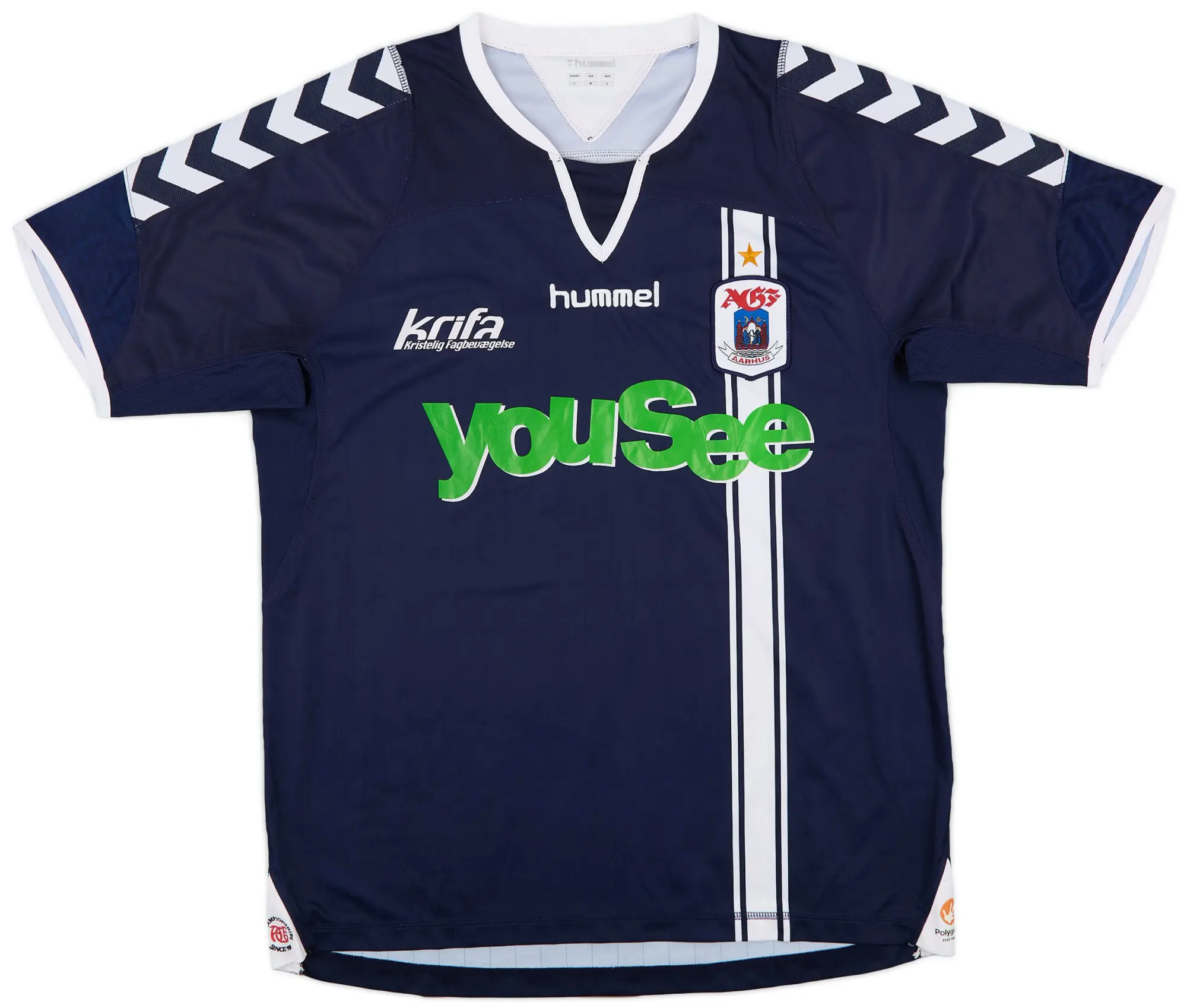 Hummel 2012-13 AGF Aarhus Away Shirt - 9/10 - (L)