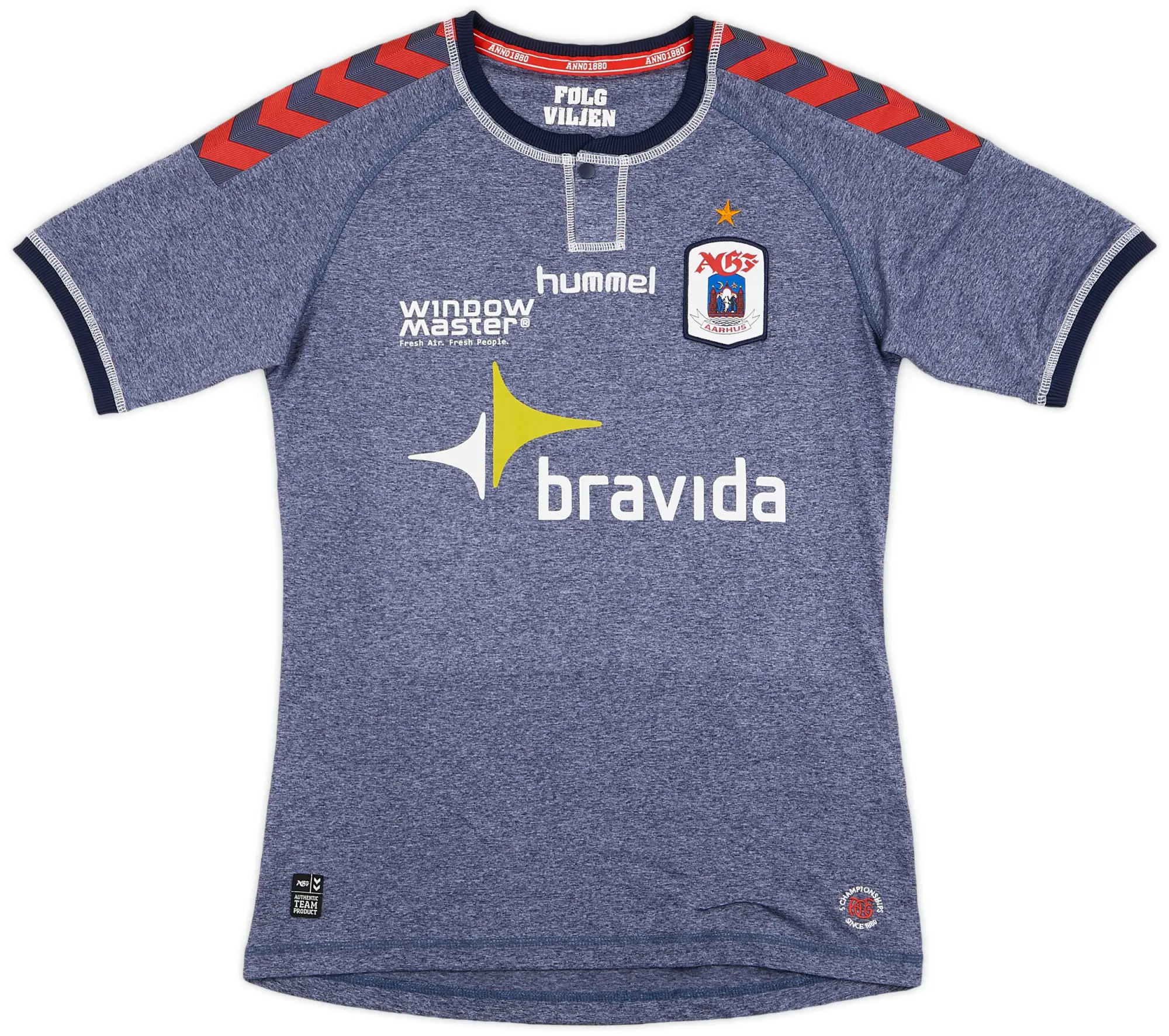 Hummel 2015-16 AGF Aarhus Away Shirt - 9/10 - (S)