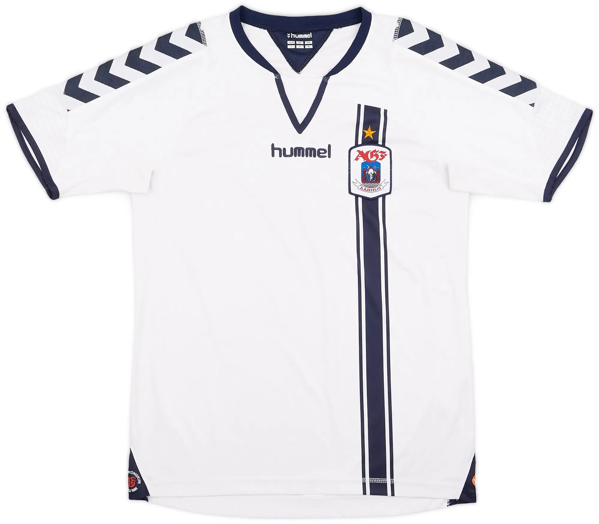 Hummel 2010-11 AGF Aarhus Home Shirt - 7/10 - (S)