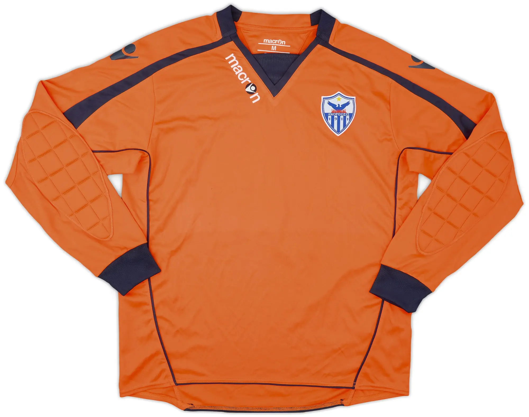 Macron 2010s Anorthosis Famagusta GK Shirt #24 - 8/10 - (M)