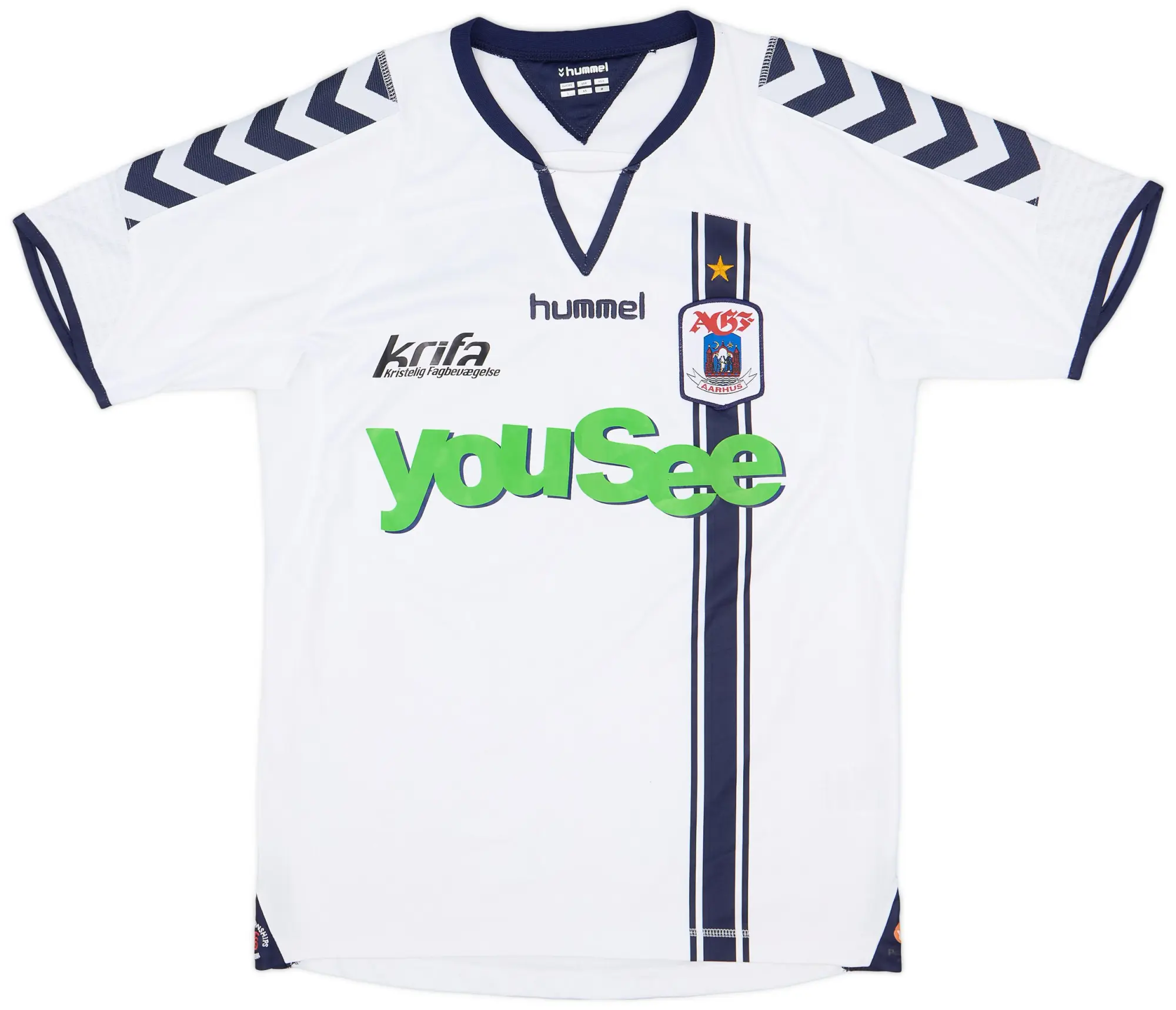 Hummel 2012-13 AGF Aarhus Home Shirt - 9/10 - (S)