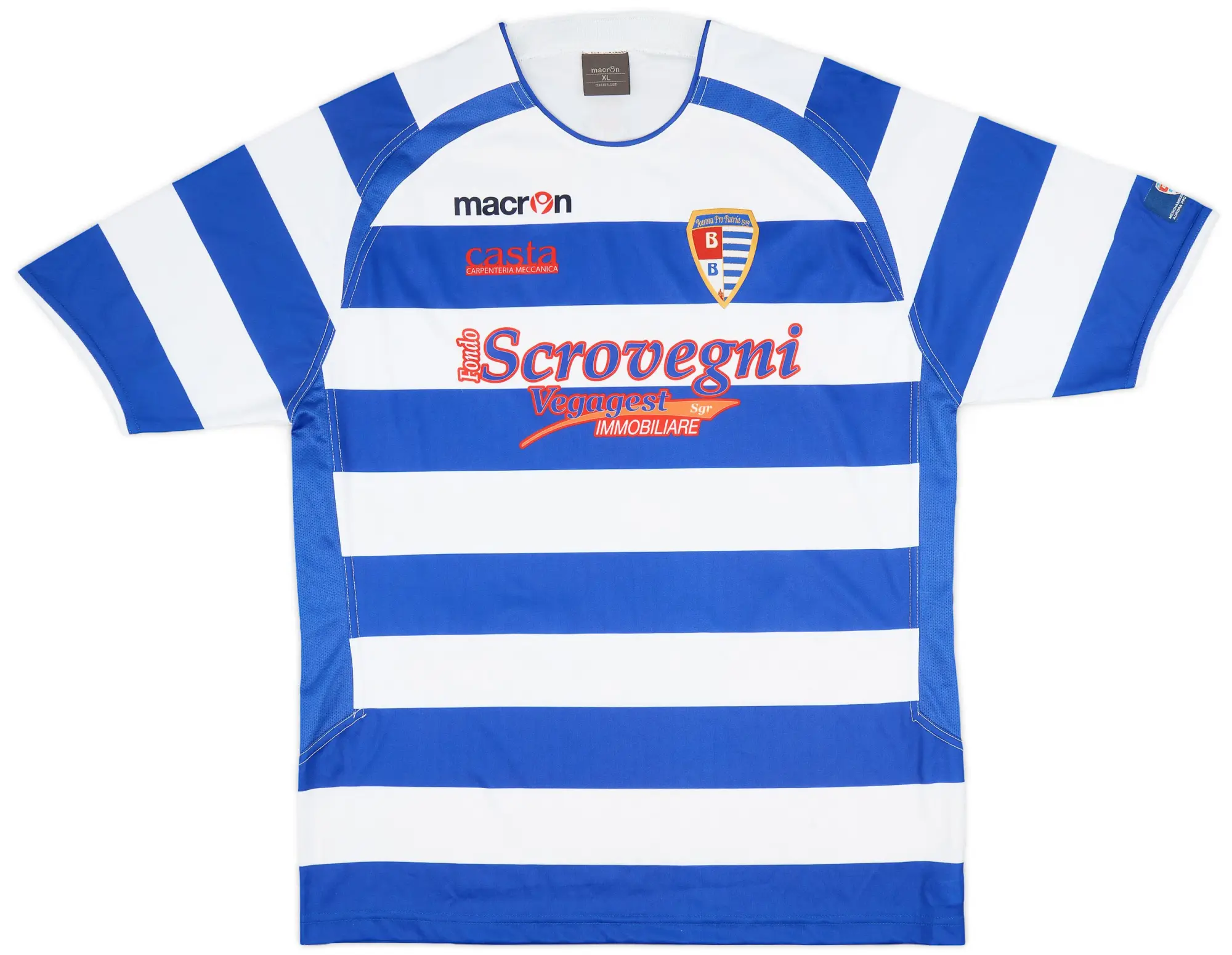 Macron 2009-10 Aurora Pro Patria Home Shirt - 7/10 - (XL)