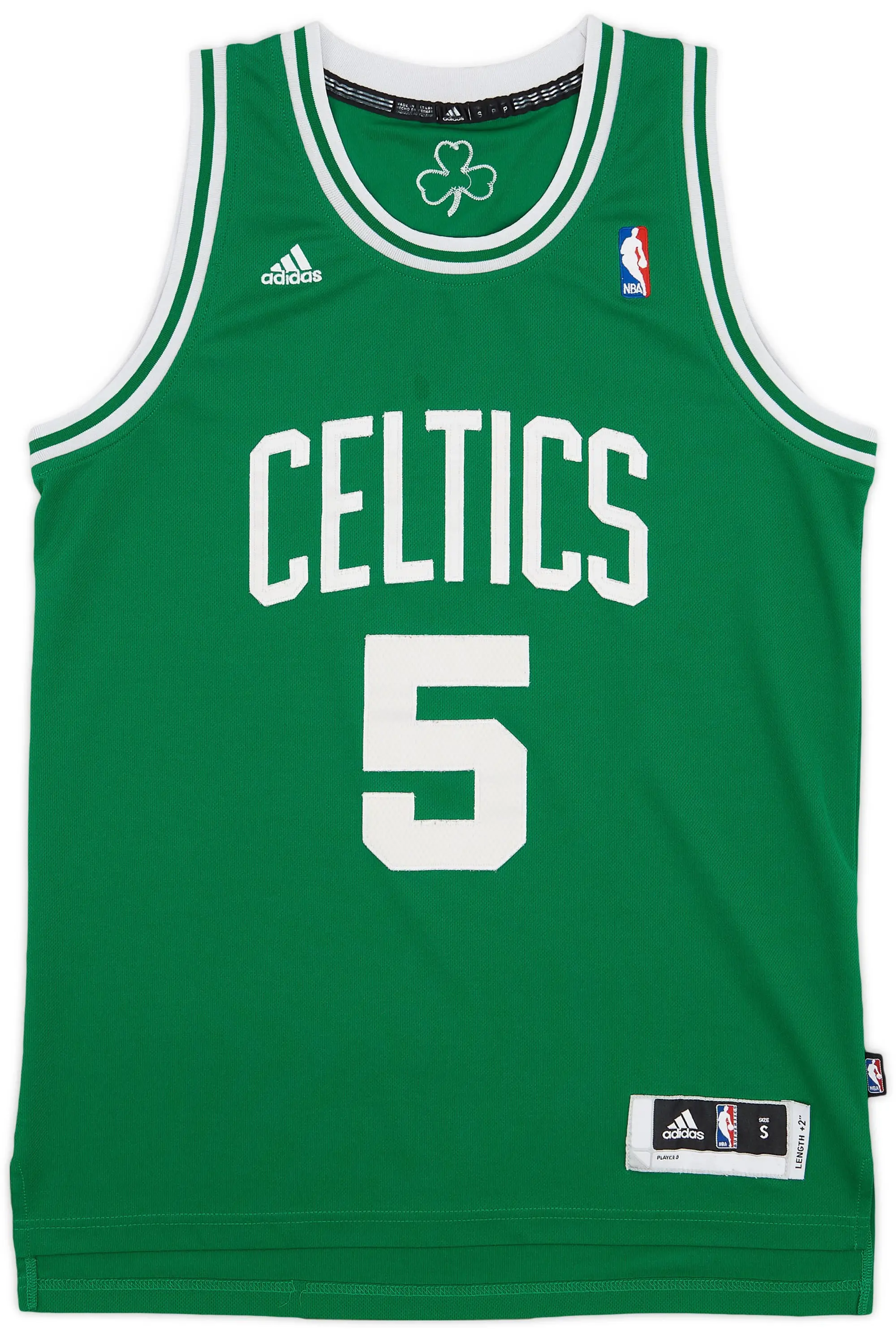 2010-13 Boston Celtics Garnett #5 adidas Swingman Away Jersey - 6/10 - (S)