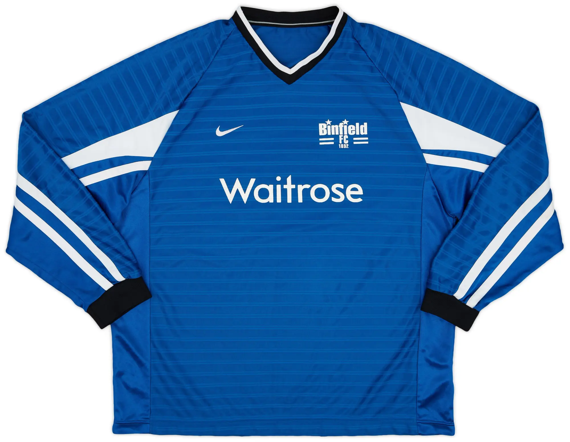 Nike 2001-02 Binfield Away L/S Shirt #14 - 8/10 - (XXL)