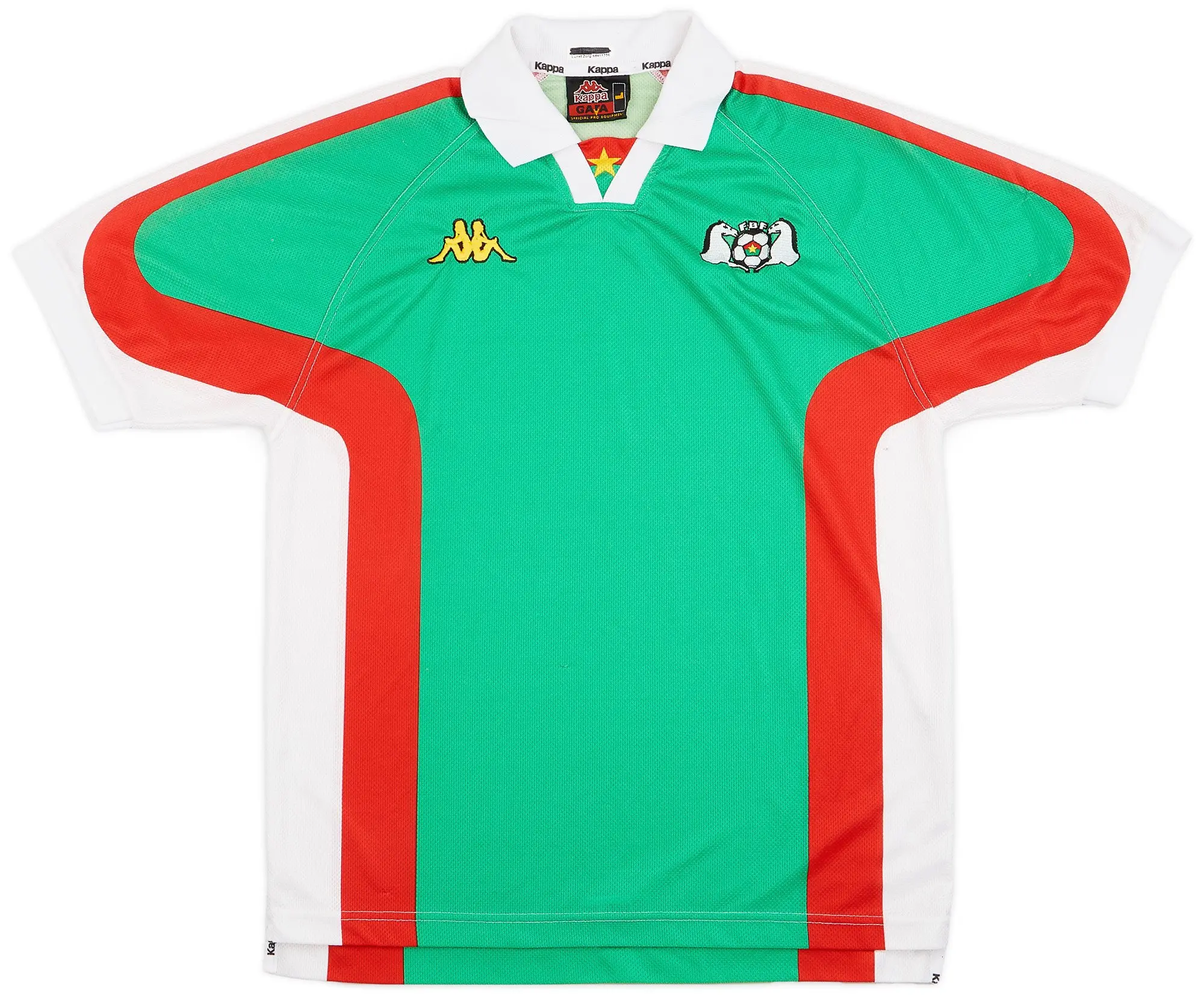 Kappa 1998-00 Burkina Faso Home Shirt - 8/10 - (L)