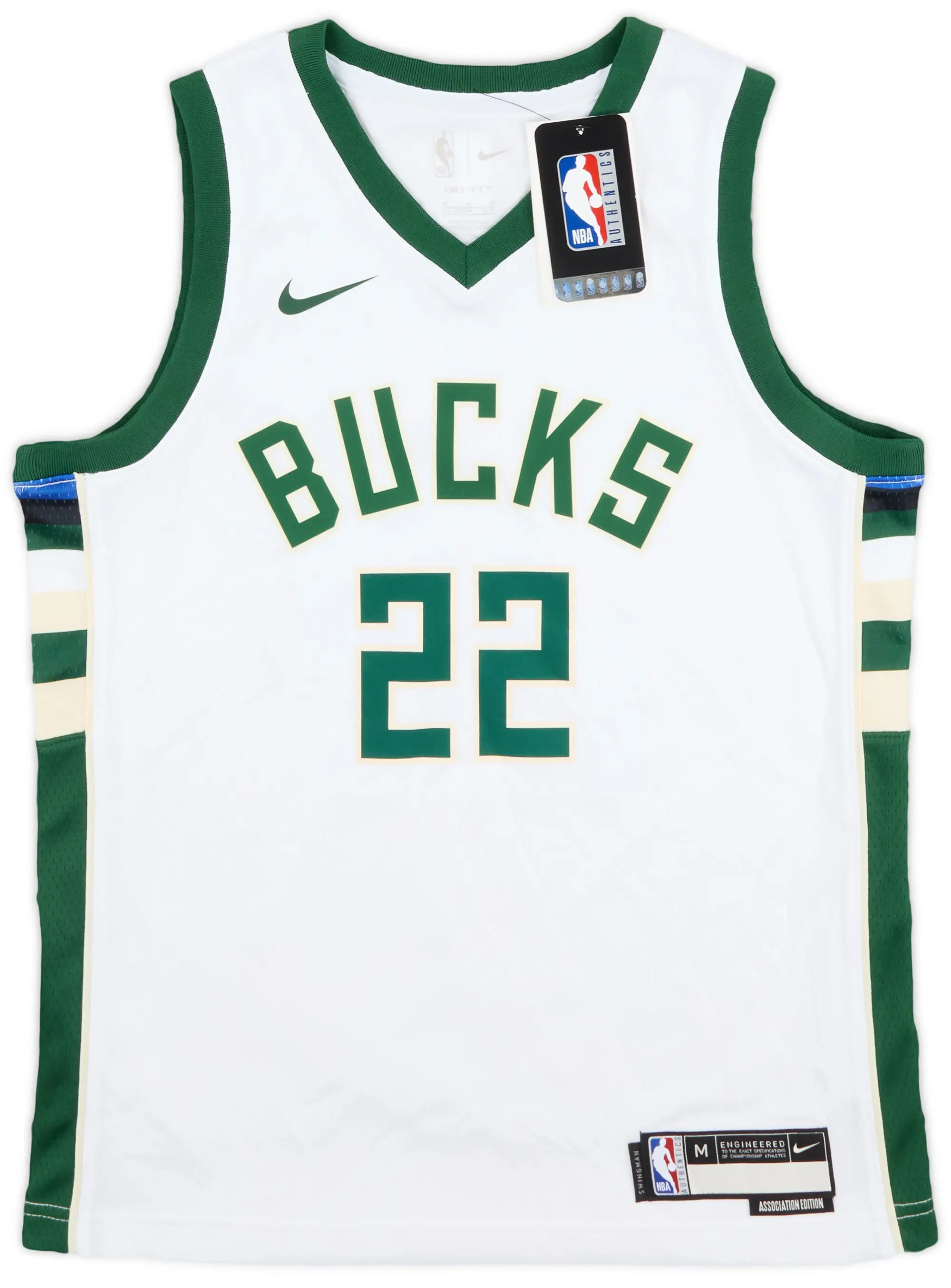 2017-24 Milwaukee Bucks Middleton #22 Nike Swingman Home Jersey (M.Kids)